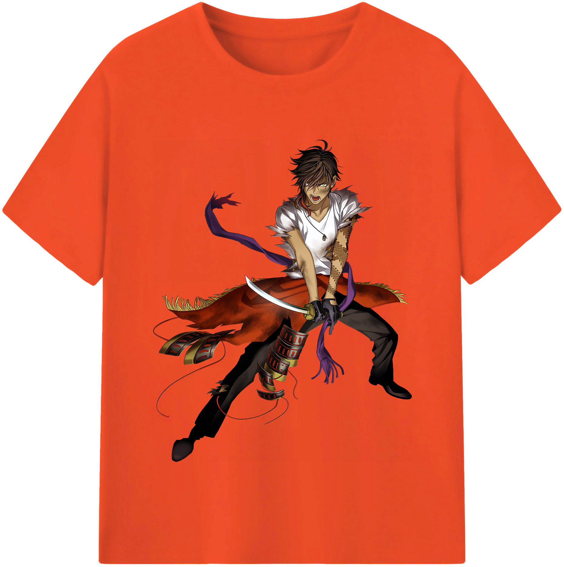 （画像用） 刀剣乱舞 Touken Ranbu 綿100％半袖Tシャツ（フロントプリント）