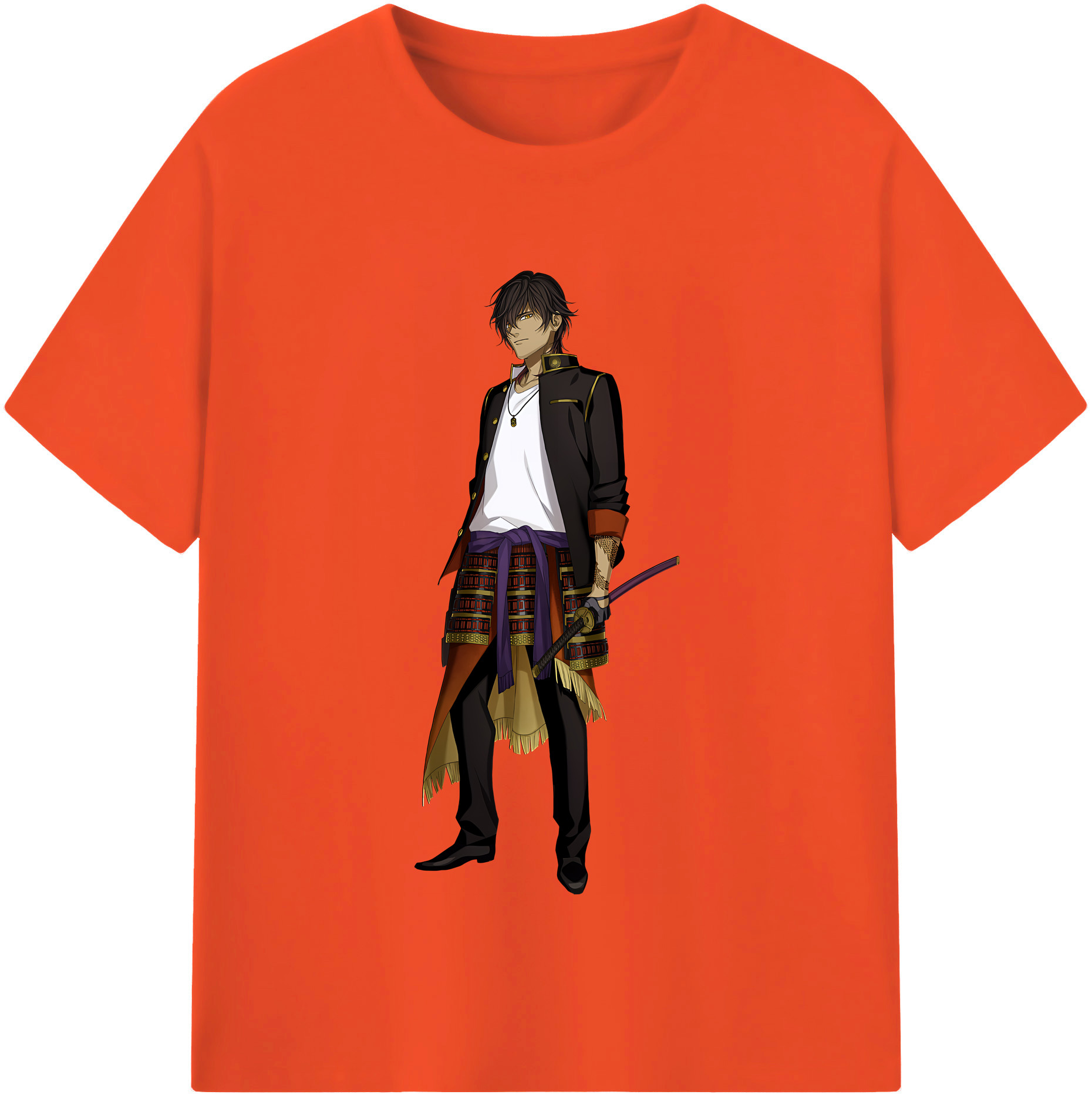 （画像用） 刀剣乱舞 Touken Ranbu 綿100％半袖Tシャツ（フロントプリント）