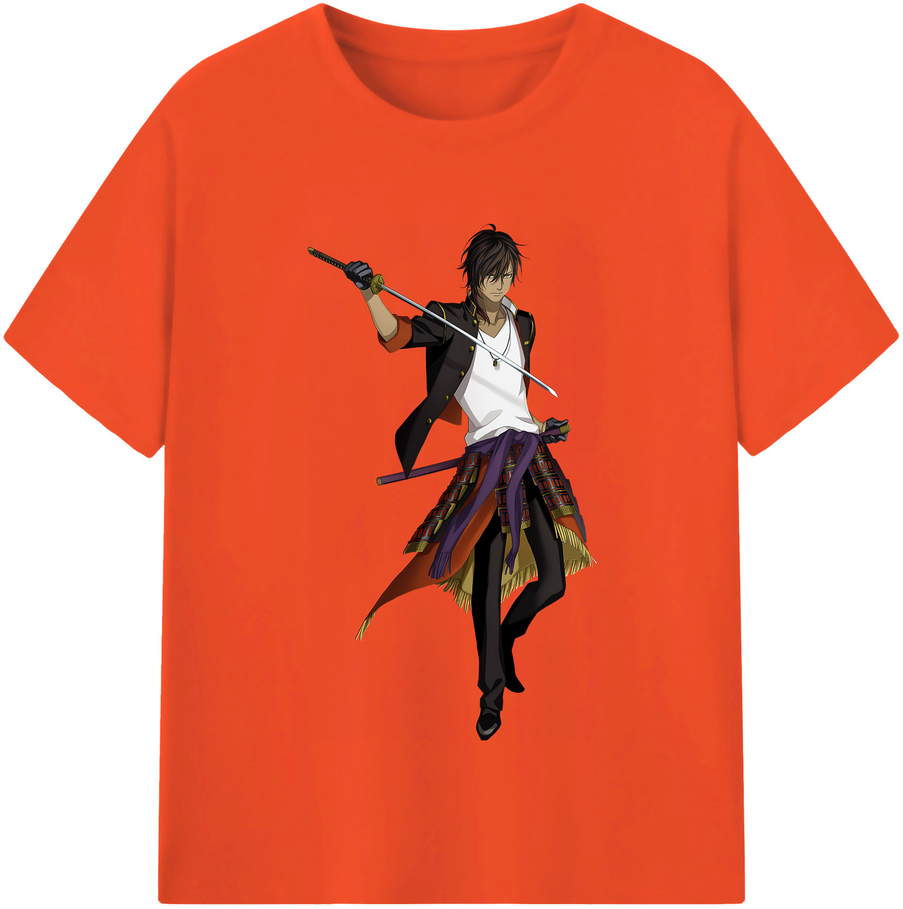 （画像用） 刀剣乱舞 Touken Ranbu 綿100％半袖Tシャツ（フロントプリント）