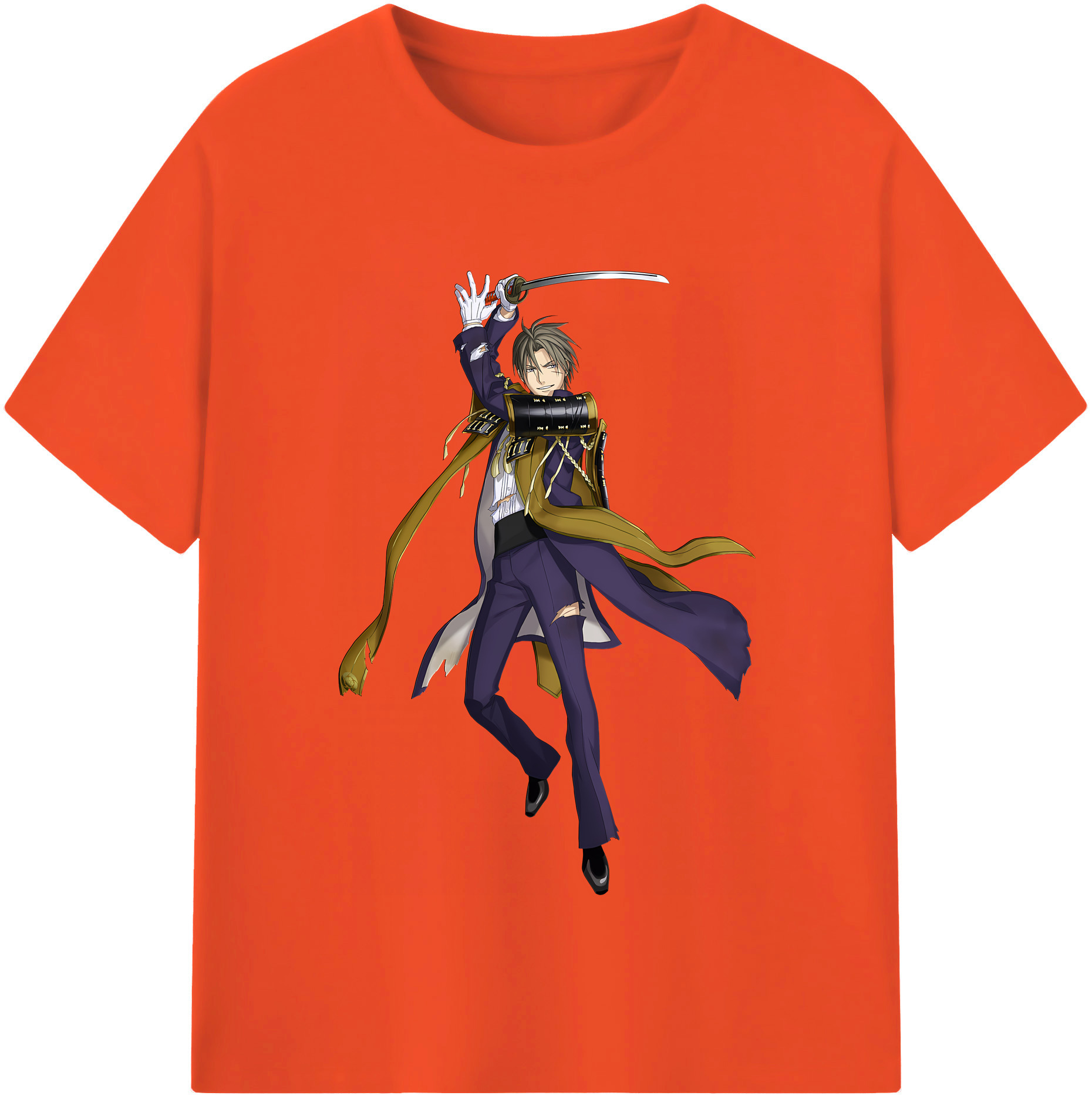 （画像用） 刀剣乱舞 Touken Ranbu 綿100％半袖Tシャツ（フロントプリント）