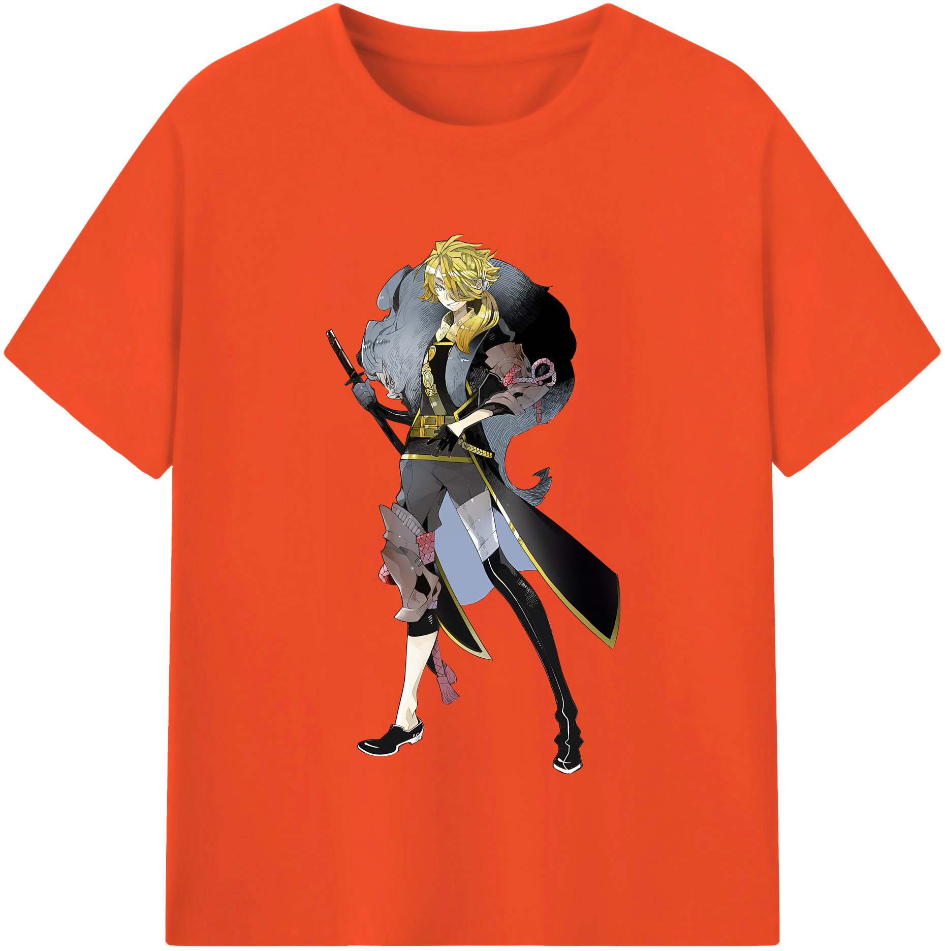 （画像用） 刀剣乱舞 Touken Ranbu 綿100％半袖Tシャツ（フロントプリント）