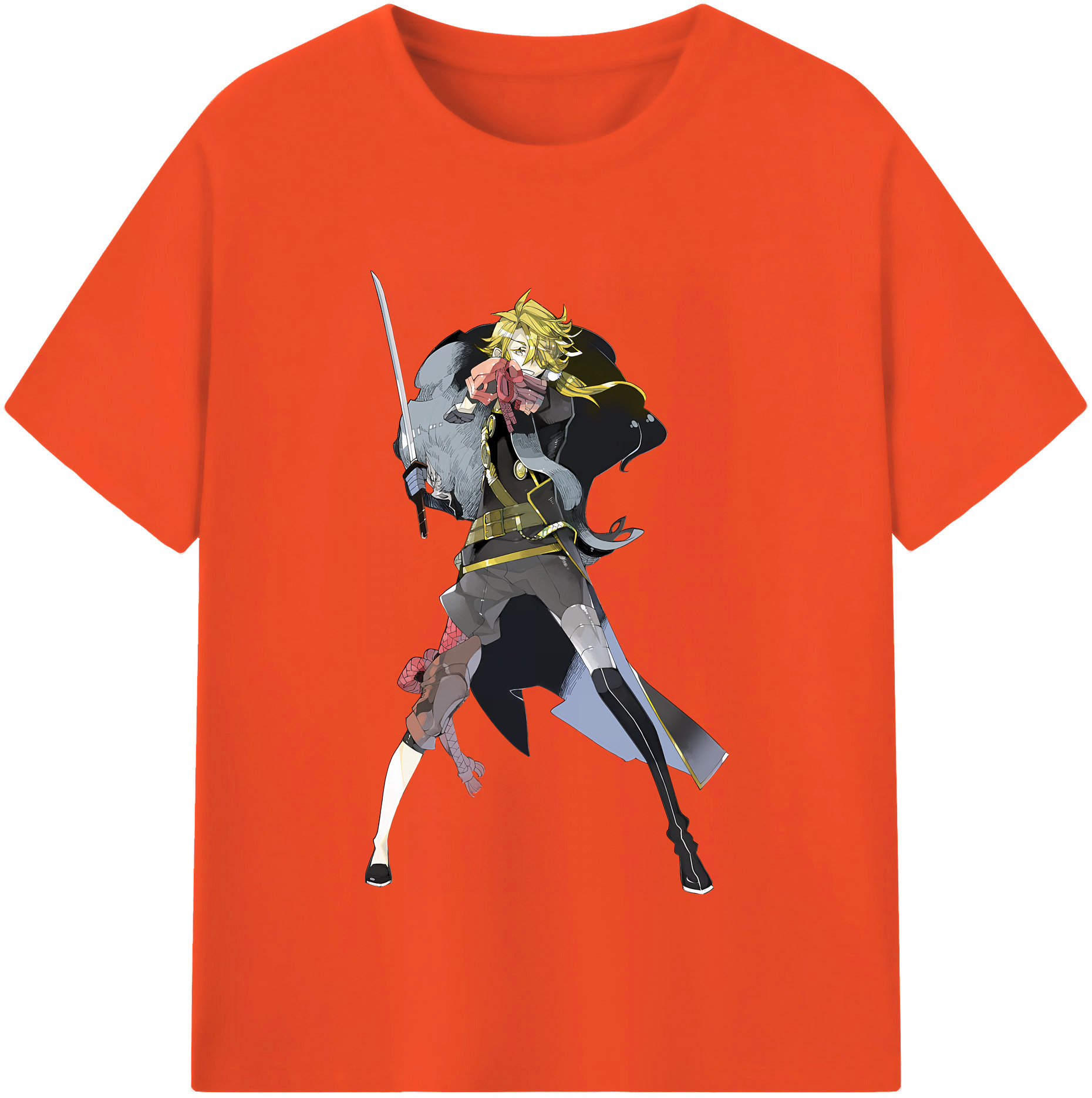 （画像用） 刀剣乱舞 Touken Ranbu 綿100％半袖Tシャツ（フロントプリント）