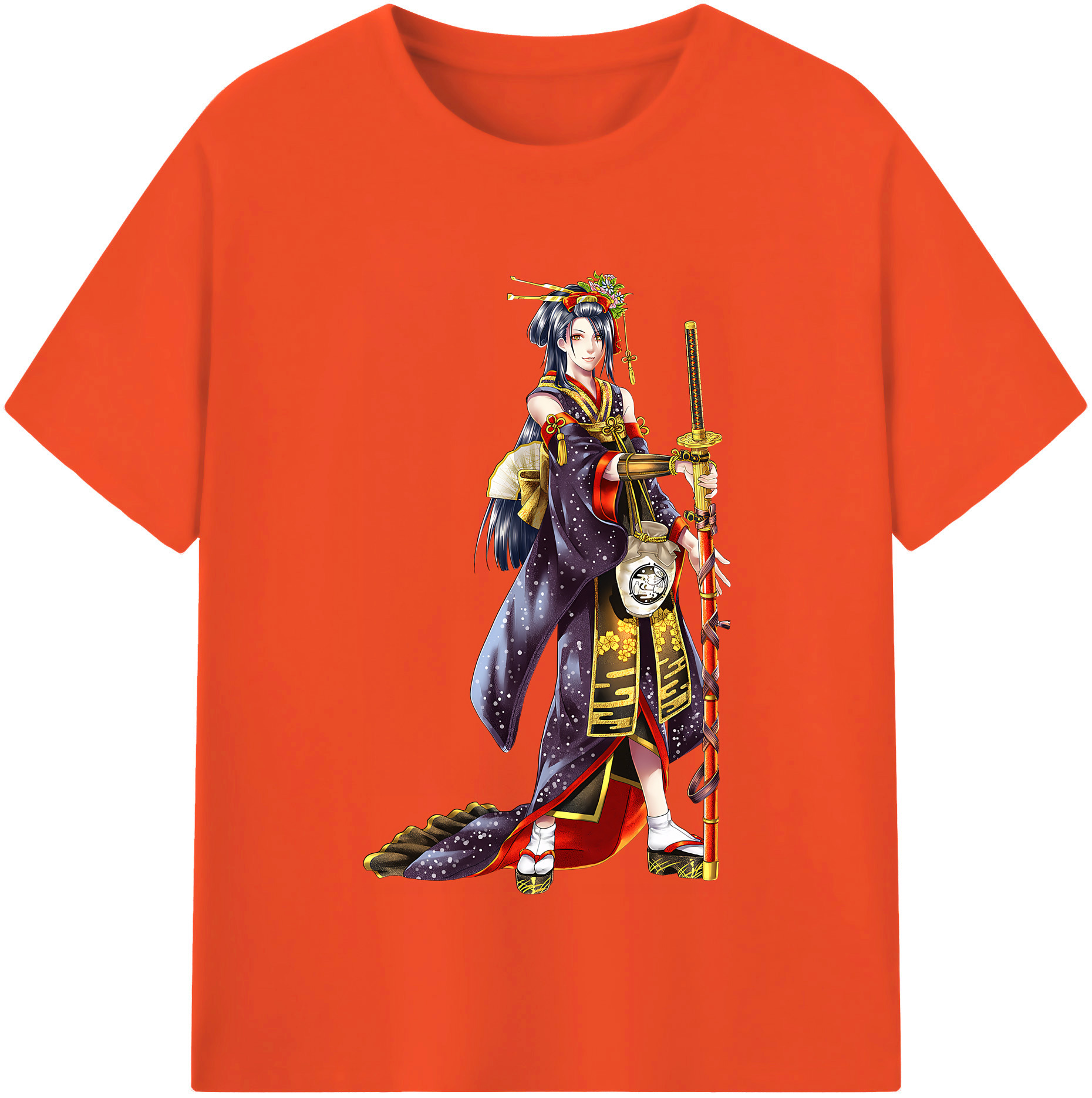 （画像用） 刀剣乱舞 Touken Ranbu 綿100％半袖Tシャツ（フロントプリント）
