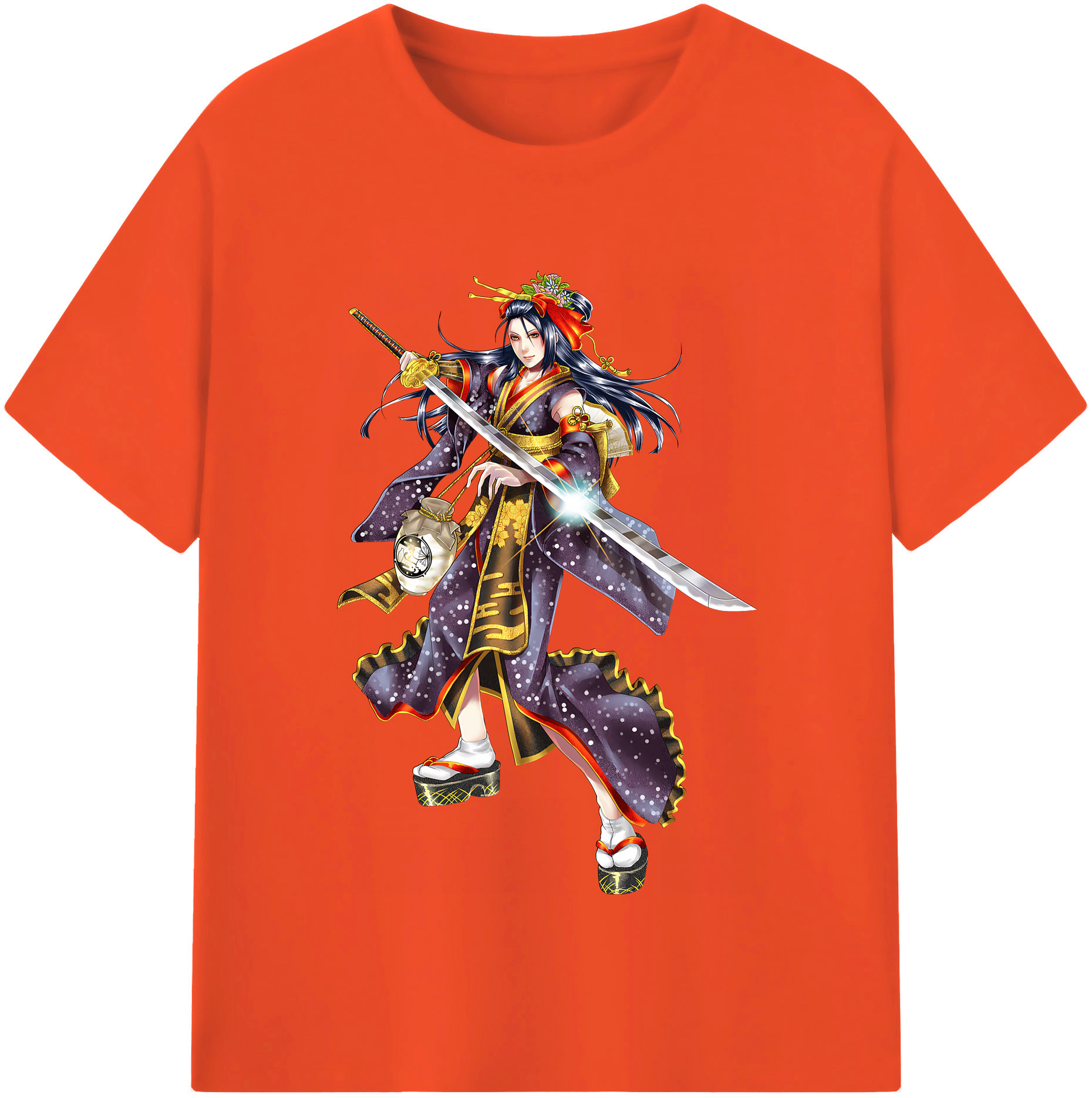 （画像用） 刀剣乱舞 Touken Ranbu 綿100％半袖Tシャツ（フロントプリント）