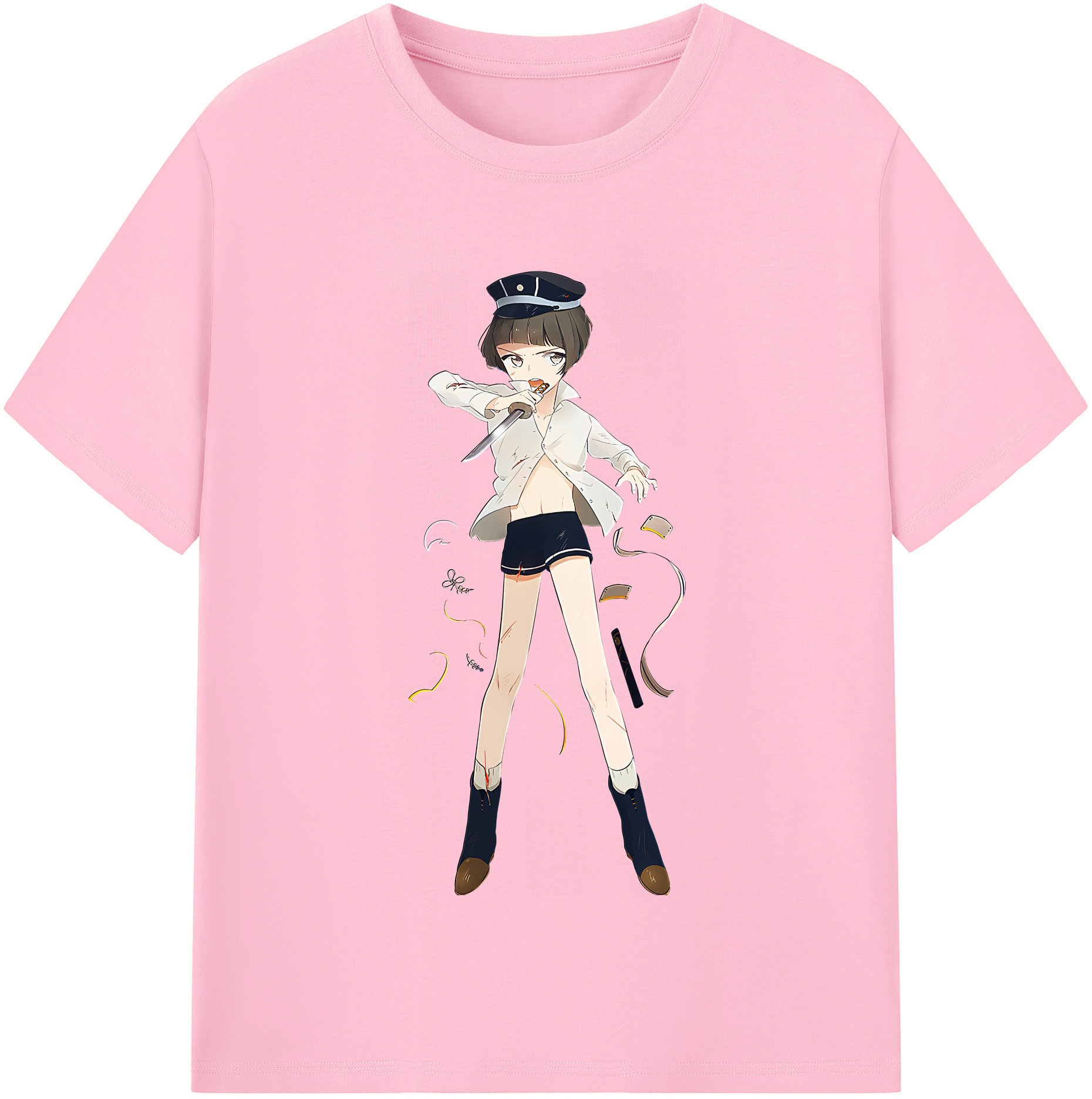 （画像用） 刀剣乱舞 Touken Ranbu 綿100％半袖Tシャツ（フロントプリント）