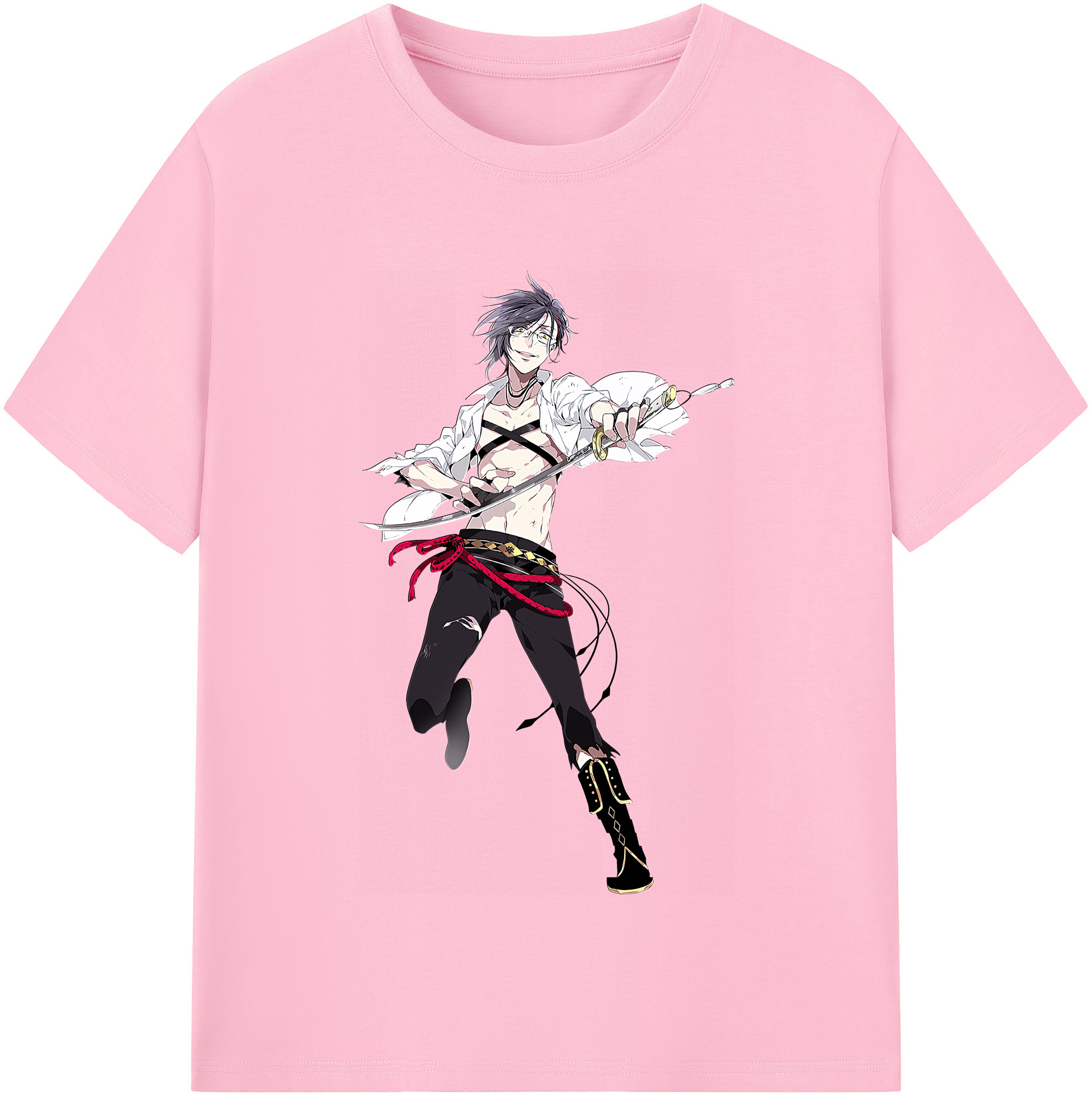 （画像用） 刀剣乱舞 Touken Ranbu 綿100％半袖Tシャツ（フロントプリント）