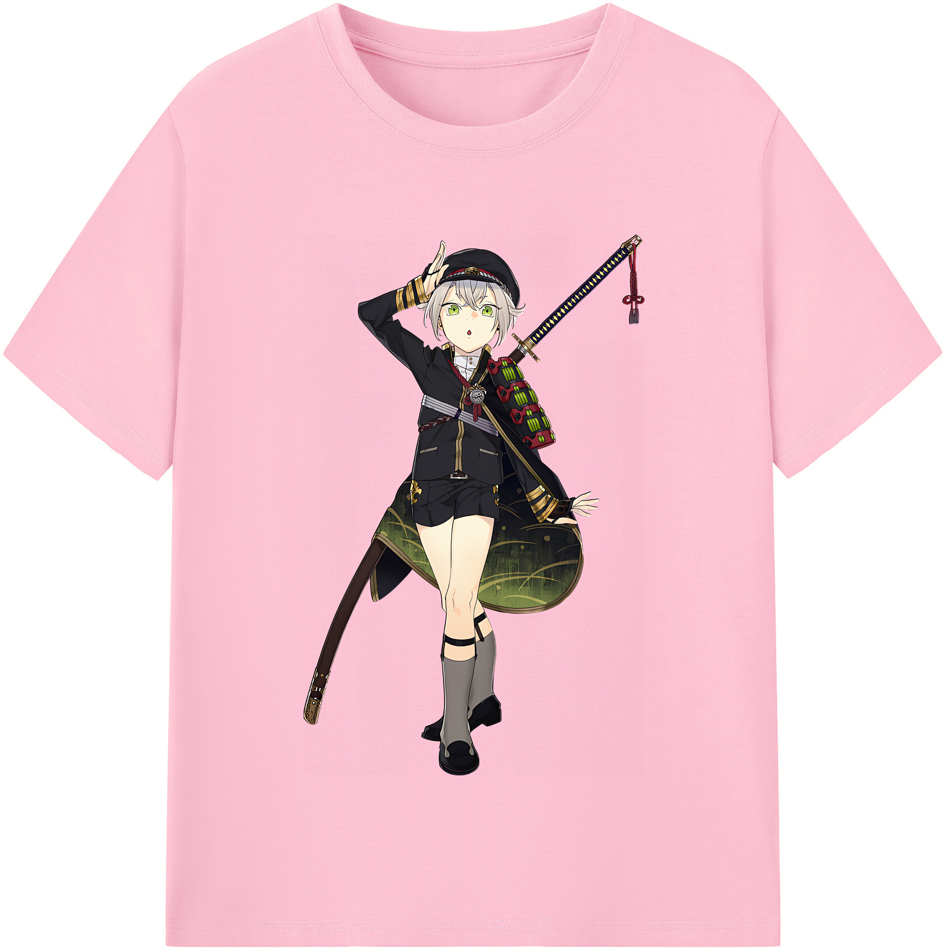 （画像用） 刀剣乱舞 Touken Ranbu 綿100％半袖Tシャツ（フロントプリント）
