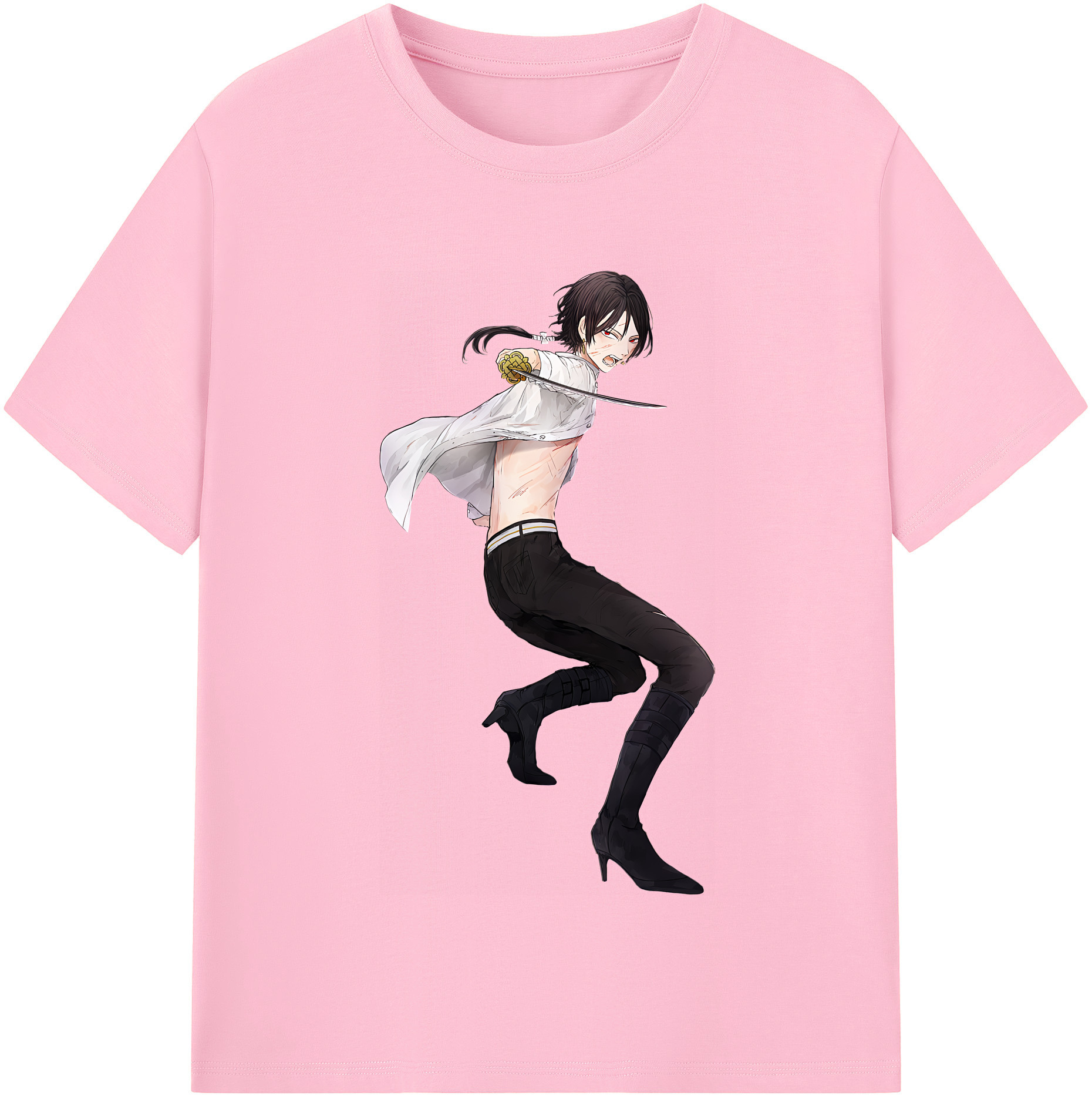 （画像用） 刀剣乱舞 Touken Ranbu 綿100％半袖Tシャツ（フロントプリント）