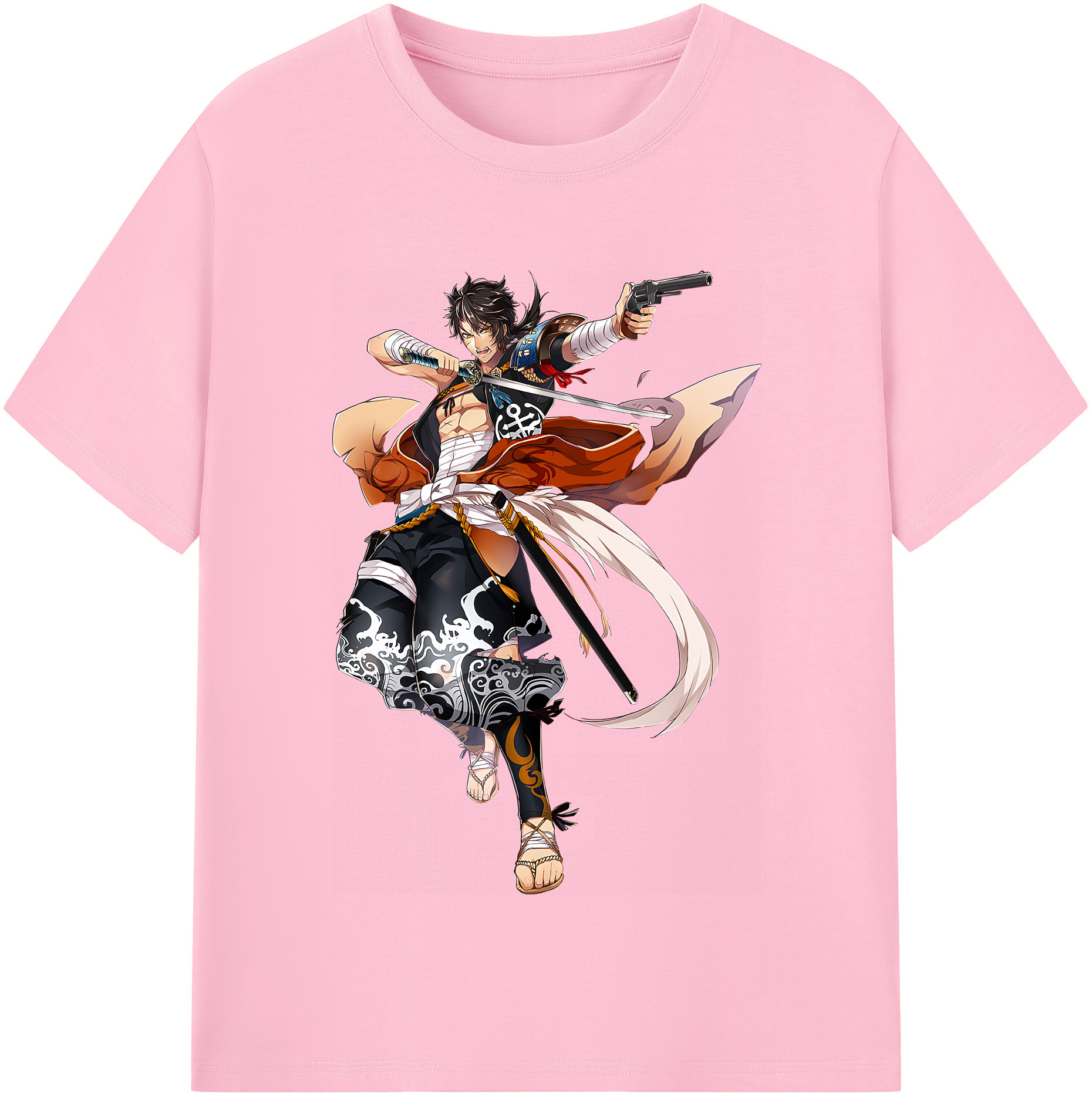 （画像用） 刀剣乱舞 Touken Ranbu 綿100％半袖Tシャツ（フロントプリント）