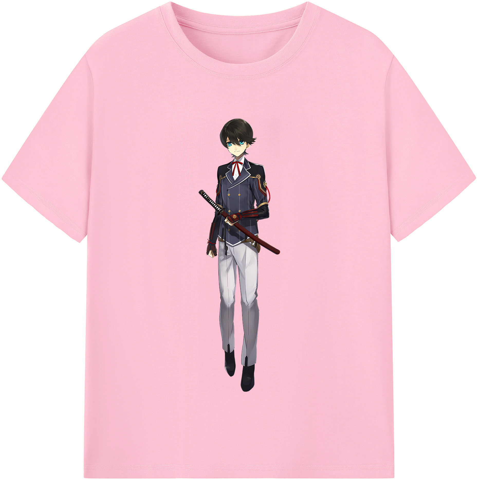 （画像用） 刀剣乱舞 Touken Ranbu 綿100％半袖Tシャツ（フロントプリント）