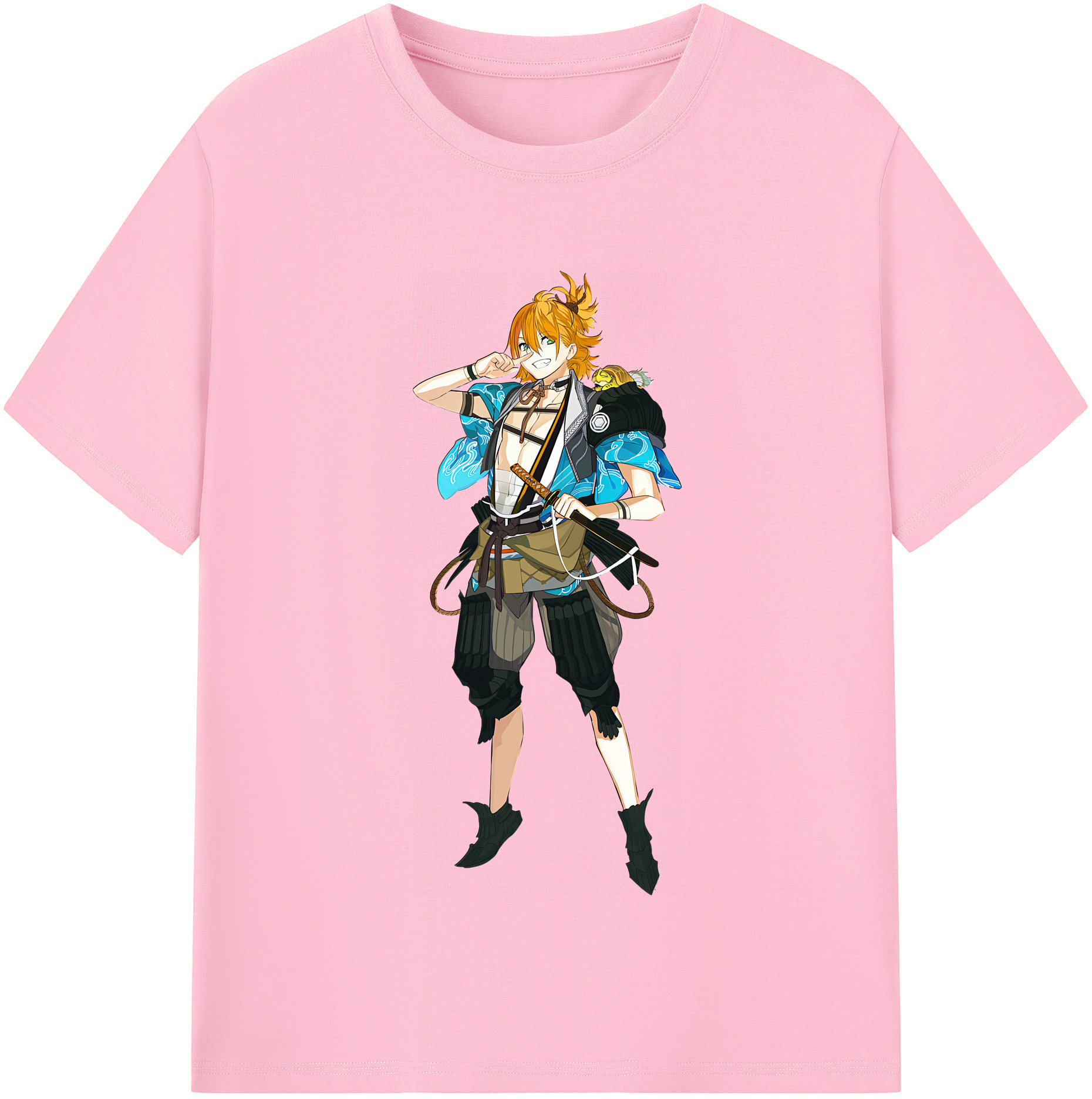 （画像用） 刀剣乱舞 Touken Ranbu 綿100％半袖Tシャツ（フロントプリント）