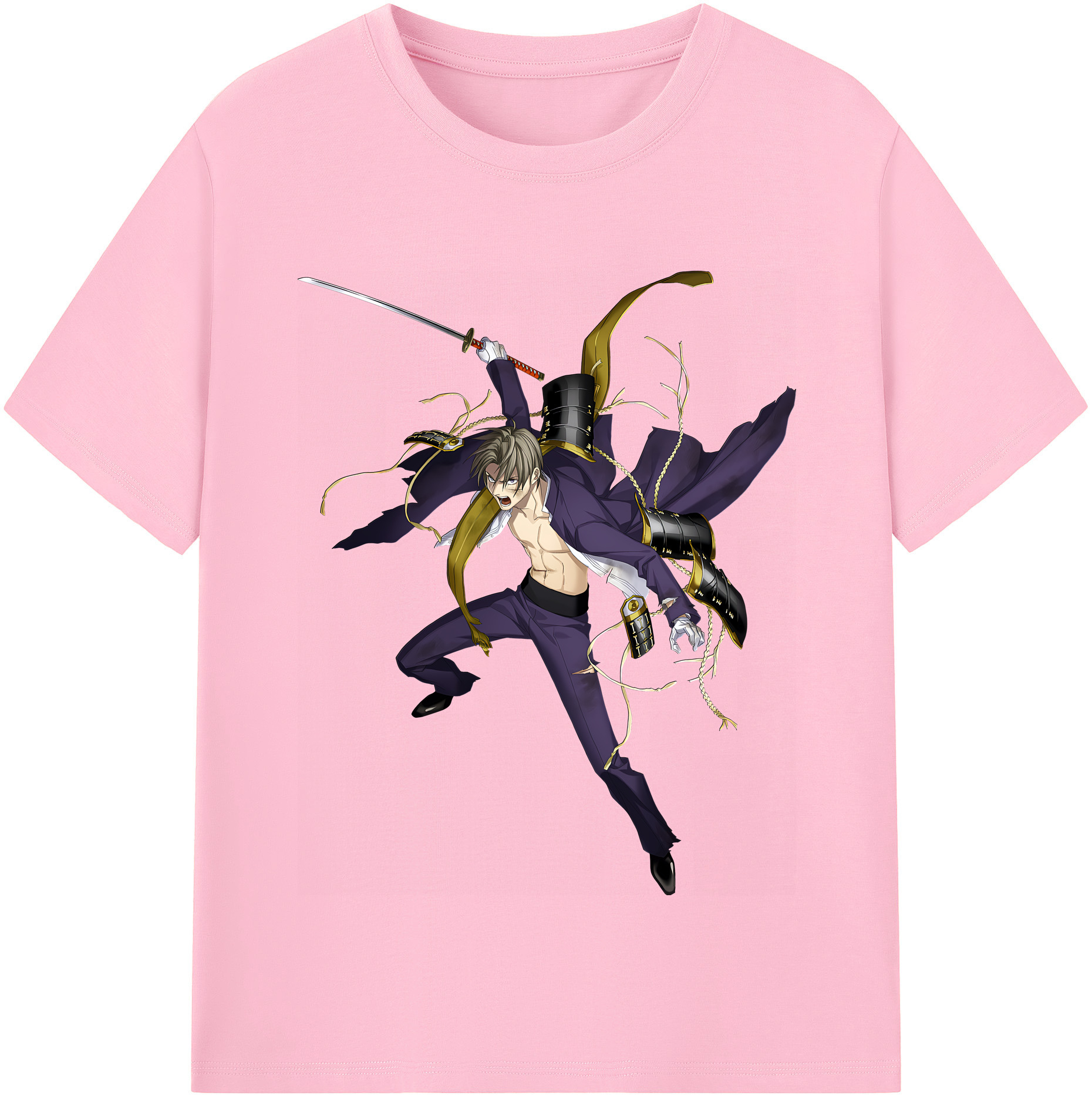 （画像用） 刀剣乱舞 Touken Ranbu 綿100％半袖Tシャツ（フロントプリント）