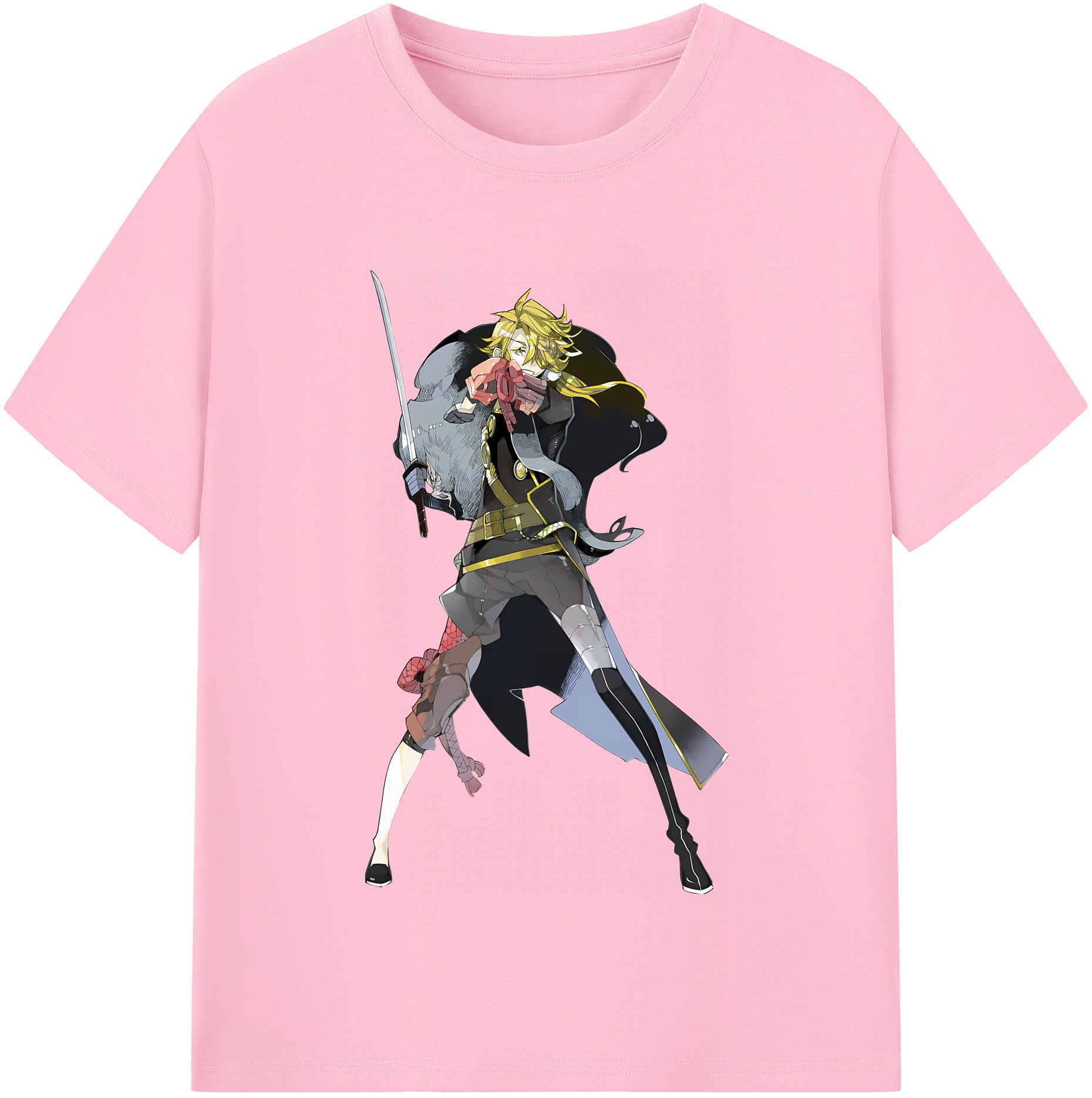 （画像用） 刀剣乱舞 Touken Ranbu 綿100％半袖Tシャツ（フロントプリント）