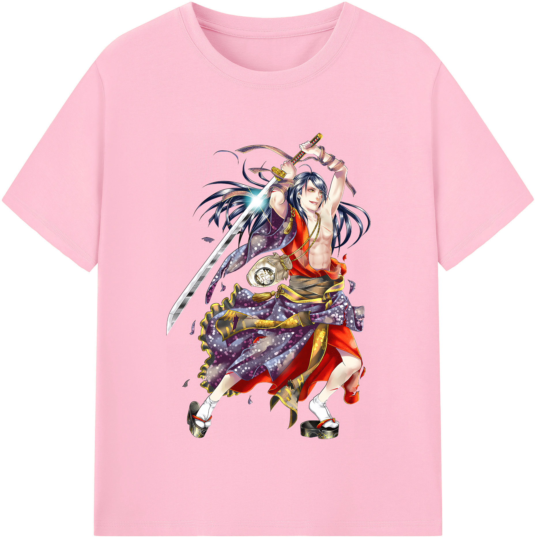 （画像用） 刀剣乱舞 Touken Ranbu 綿100％半袖Tシャツ（フロントプリント）