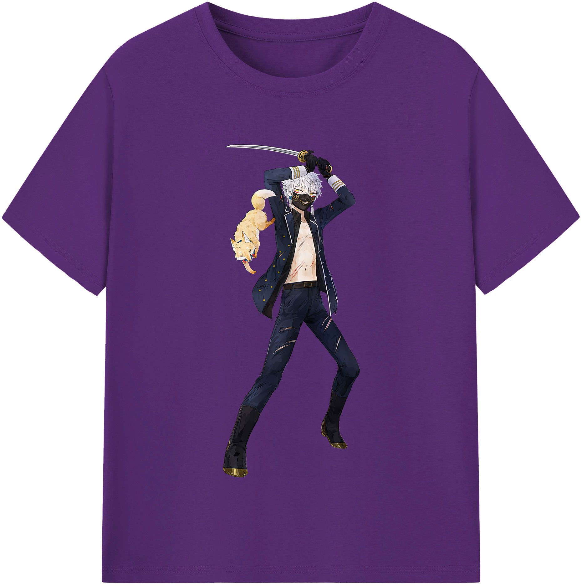 （画像用） 刀剣乱舞 Touken Ranbu 綿100％半袖Tシャツ（フロントプリント）