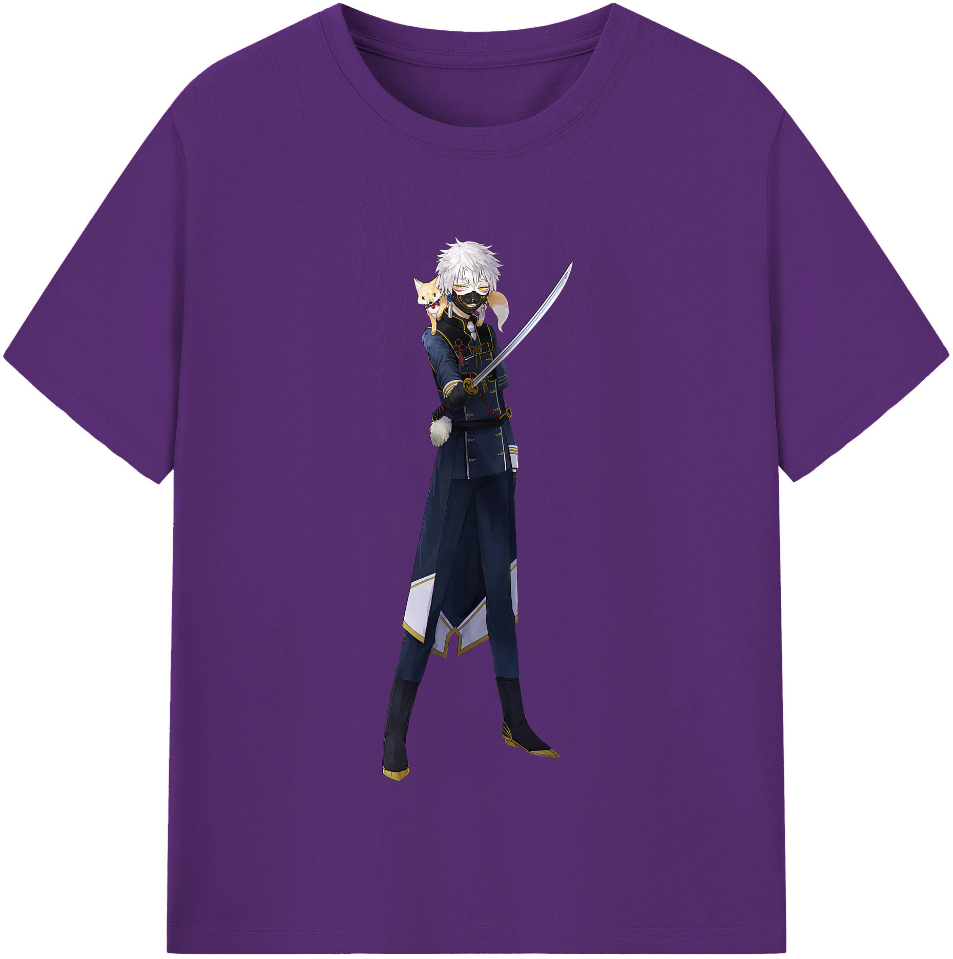 （画像用） 刀剣乱舞 Touken Ranbu 綿100％半袖Tシャツ（フロントプリント）