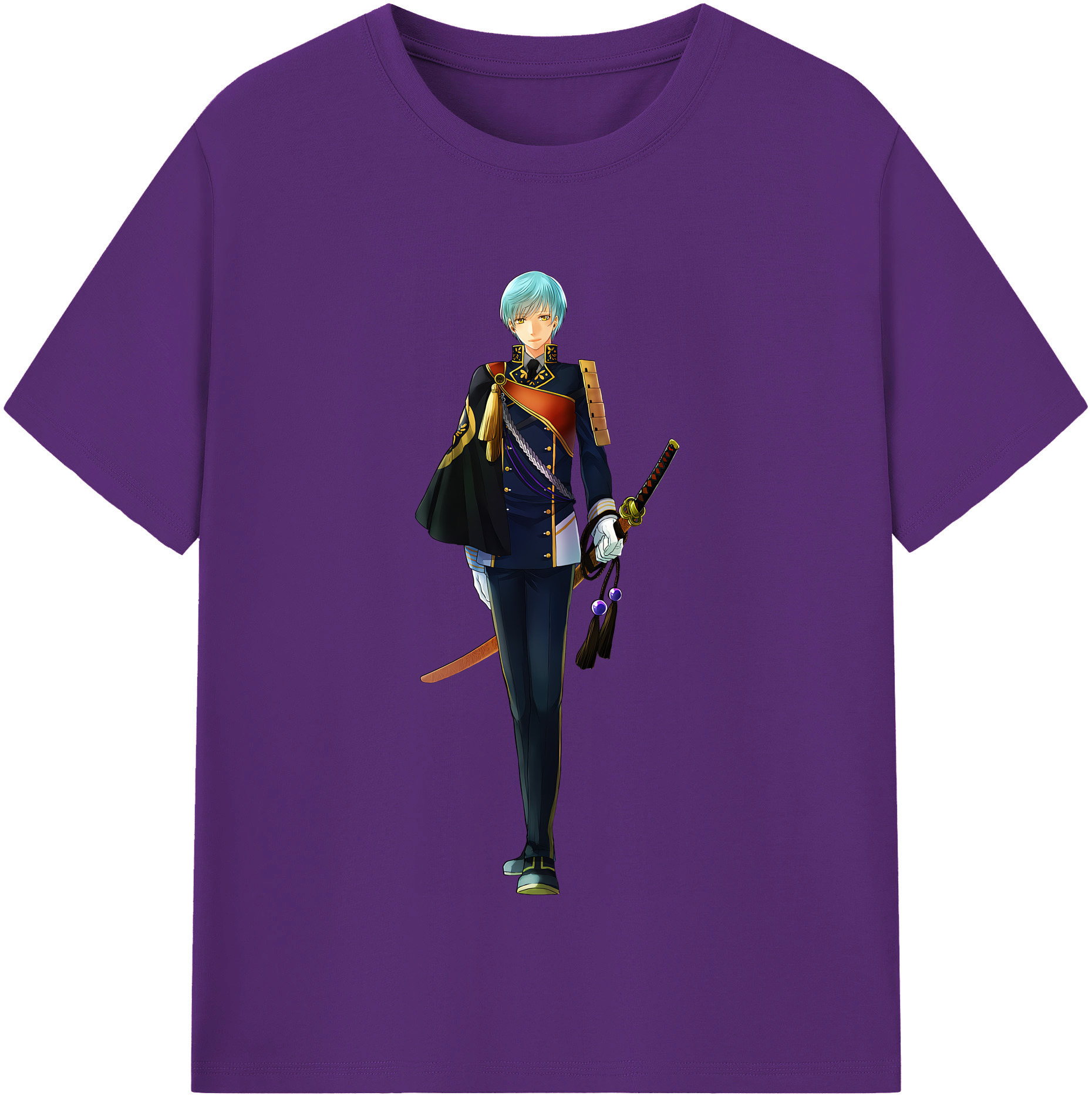 （画像用） 刀剣乱舞 Touken Ranbu 綿100％半袖Tシャツ（フロントプリント）