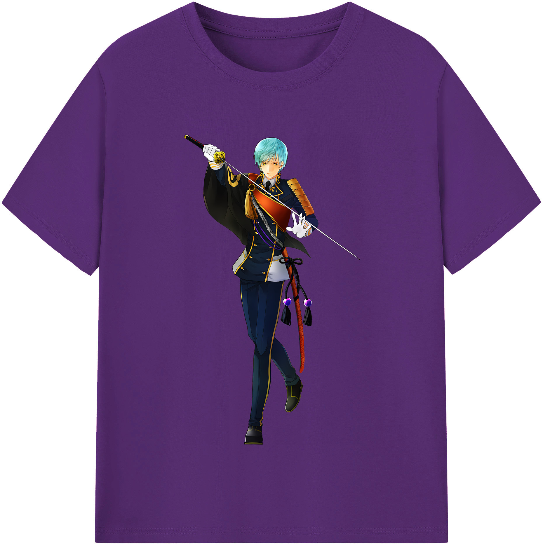 （画像用） 刀剣乱舞 Touken Ranbu 綿100％半袖Tシャツ（フロントプリント）