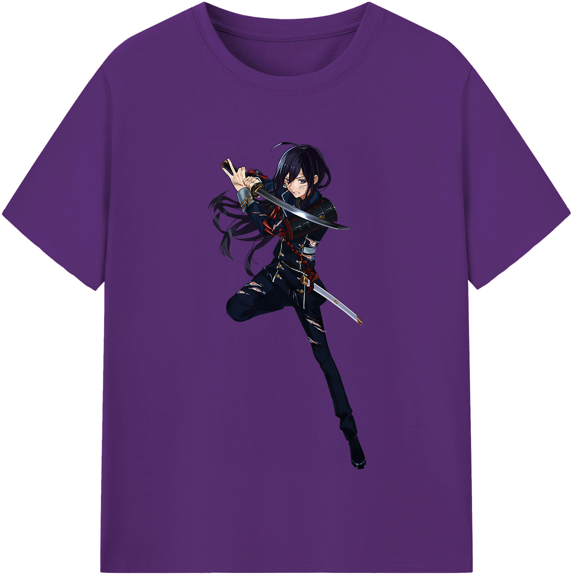 （画像用） 刀剣乱舞 Touken Ranbu 綿100％半袖Tシャツ（フロントプリント）