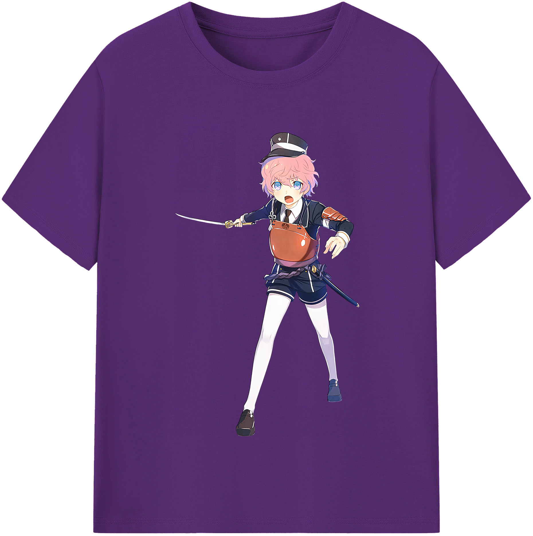 （画像用） 刀剣乱舞 Touken Ranbu 綿100％半袖Tシャツ（フロントプリント）