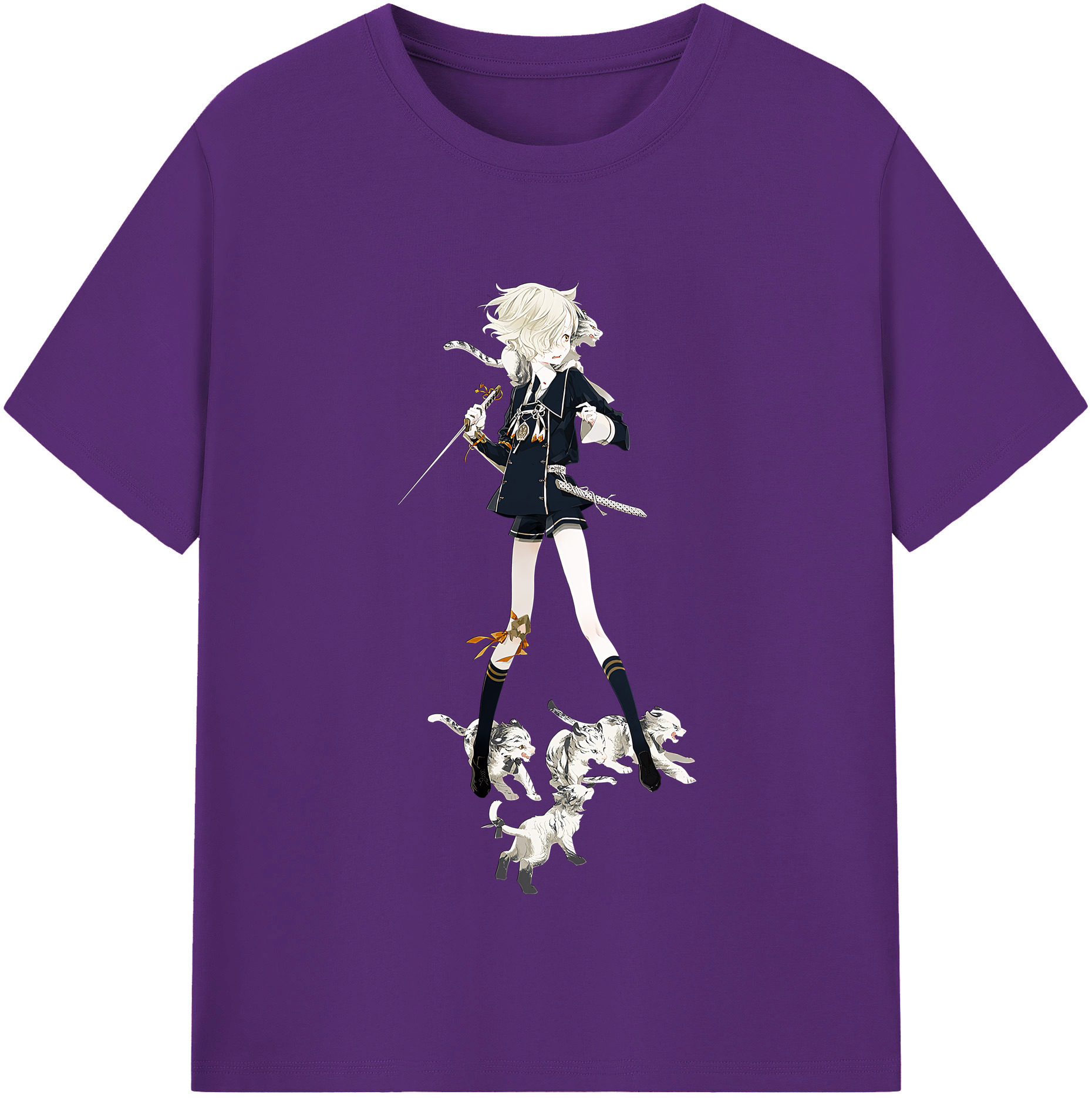 （画像用） 刀剣乱舞 Touken Ranbu 綿100％半袖Tシャツ（フロントプリント）