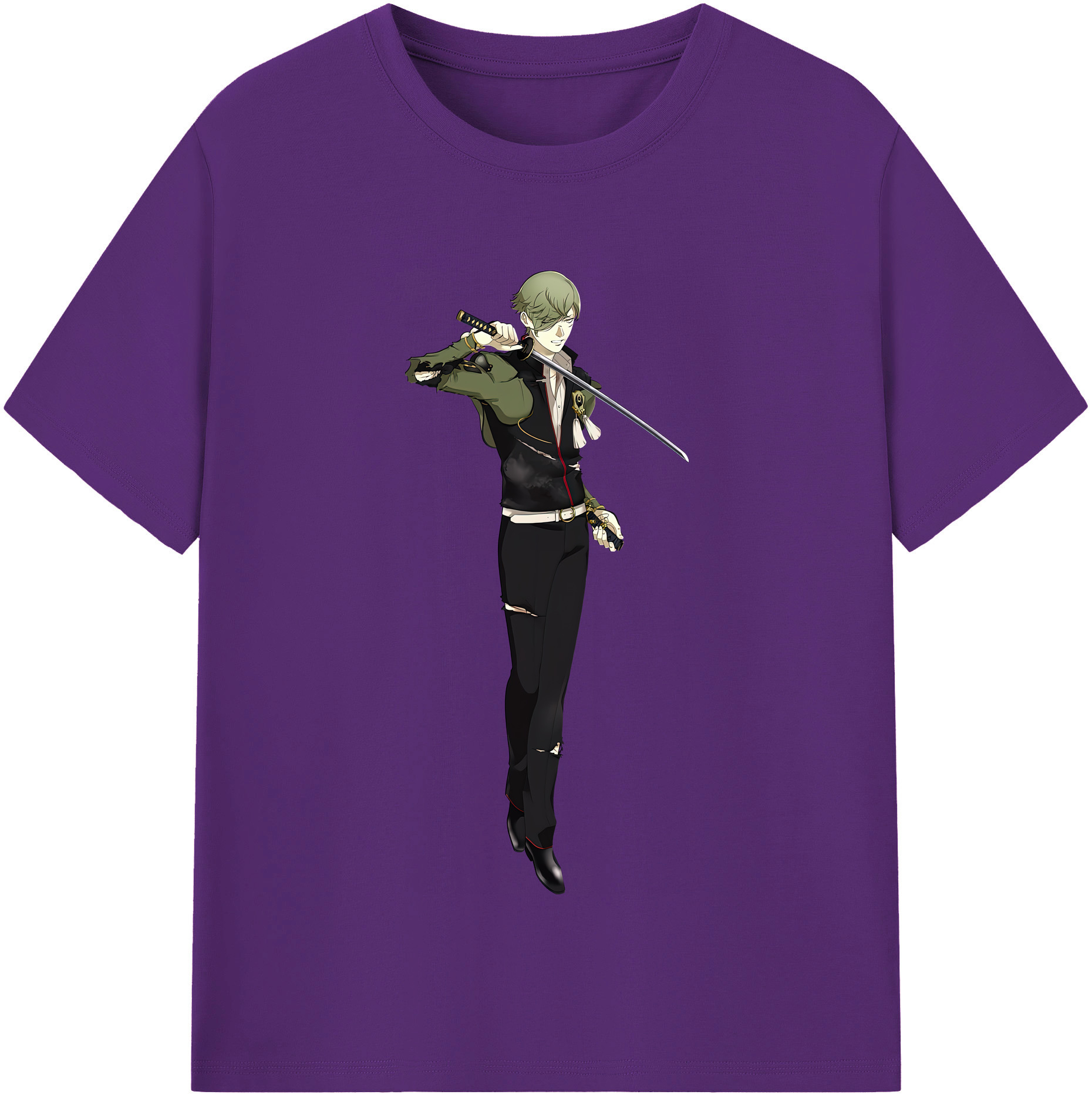 （画像用） 刀剣乱舞 Touken Ranbu 綿100％半袖Tシャツ（フロントプリント）
