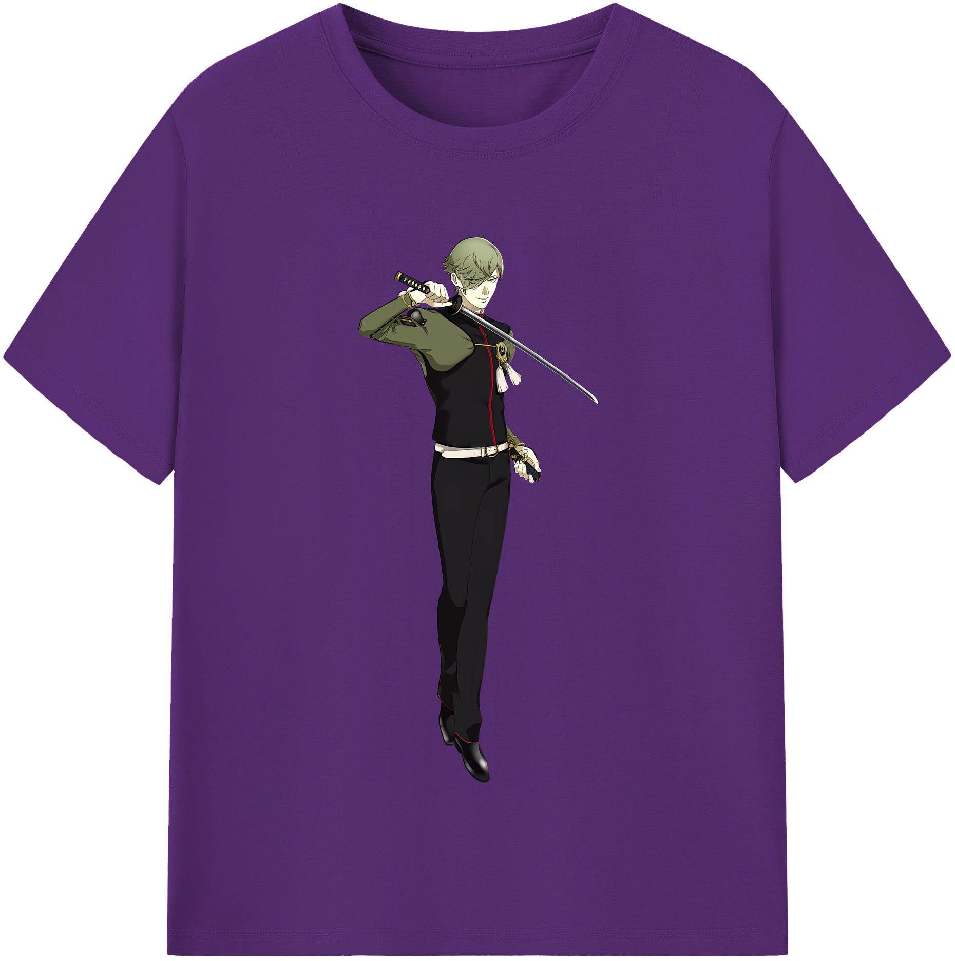 （画像用） 刀剣乱舞 Touken Ranbu 綿100％半袖Tシャツ（フロントプリント）