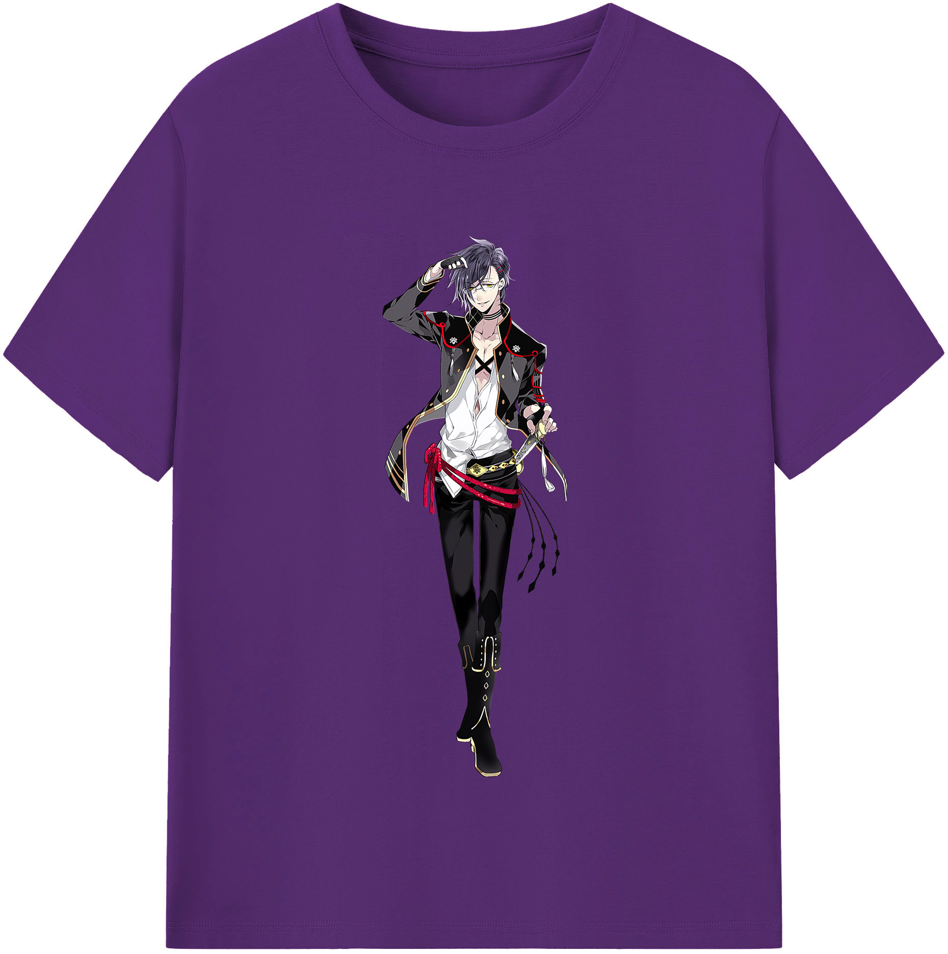 （画像用） 刀剣乱舞 Touken Ranbu 綿100％半袖Tシャツ（フロントプリント）