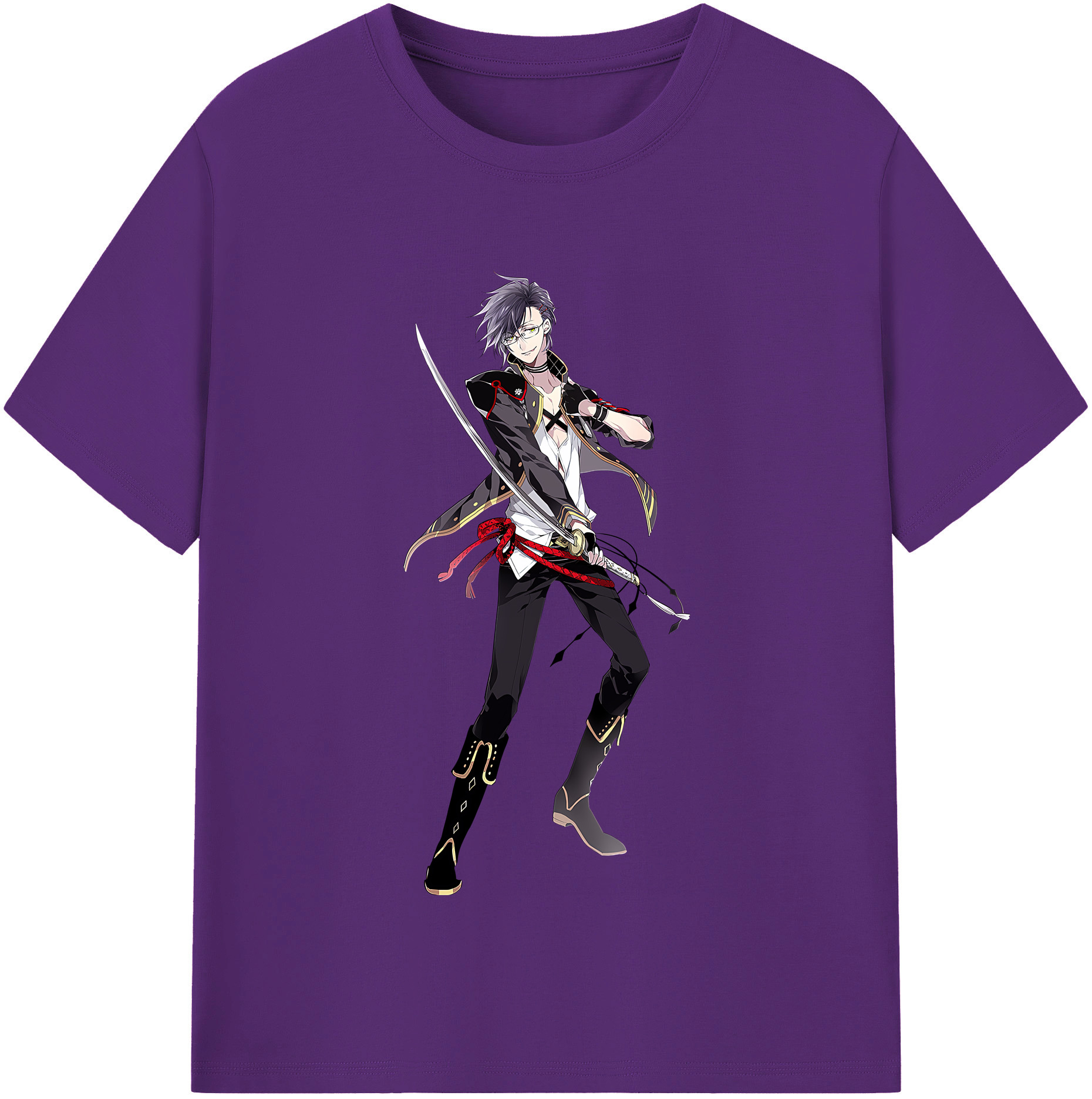 （画像用） 刀剣乱舞 Touken Ranbu 綿100％半袖Tシャツ（フロントプリント）