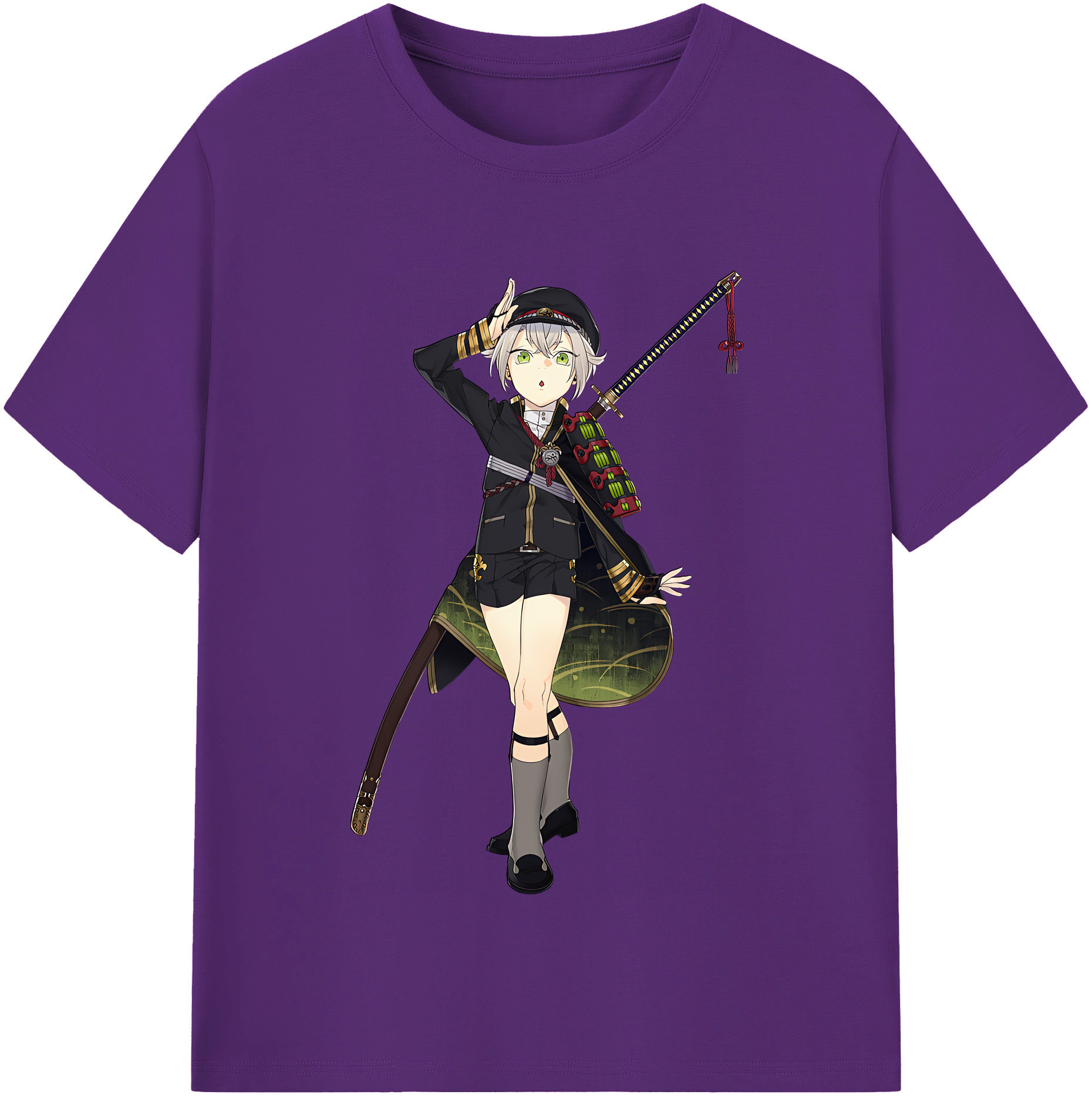 （画像用） 刀剣乱舞 Touken Ranbu 綿100％半袖Tシャツ（フロントプリント）