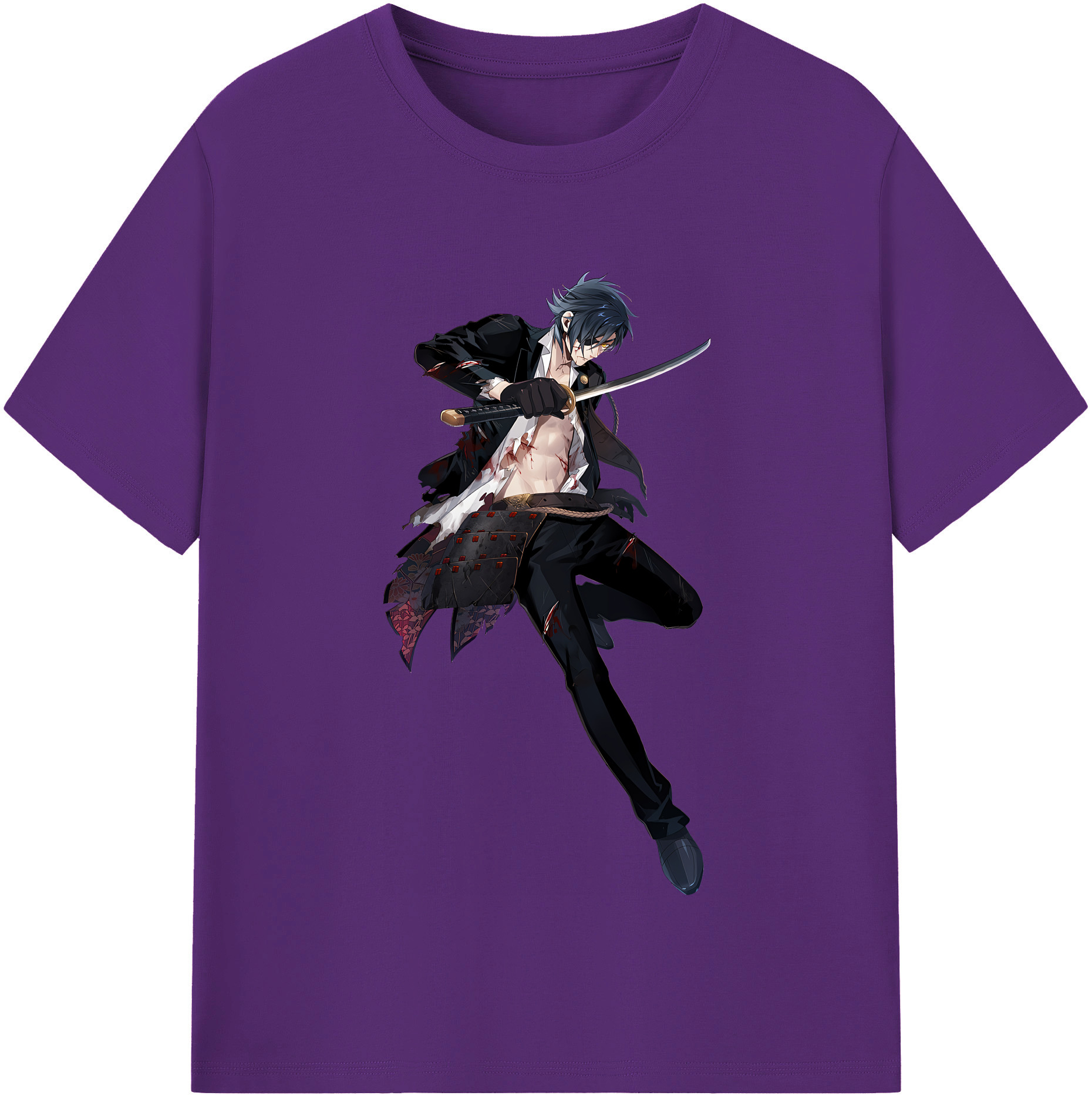 （画像用） 刀剣乱舞 Touken Ranbu 綿100％半袖Tシャツ（フロントプリント）