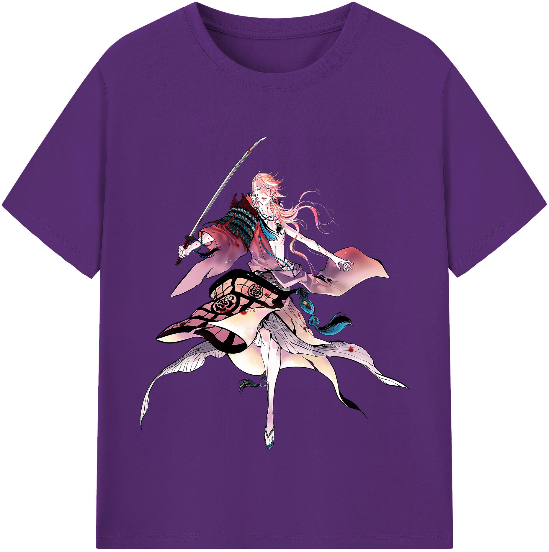 （画像用） 刀剣乱舞 Touken Ranbu 綿100％半袖Tシャツ（フロントプリント）
