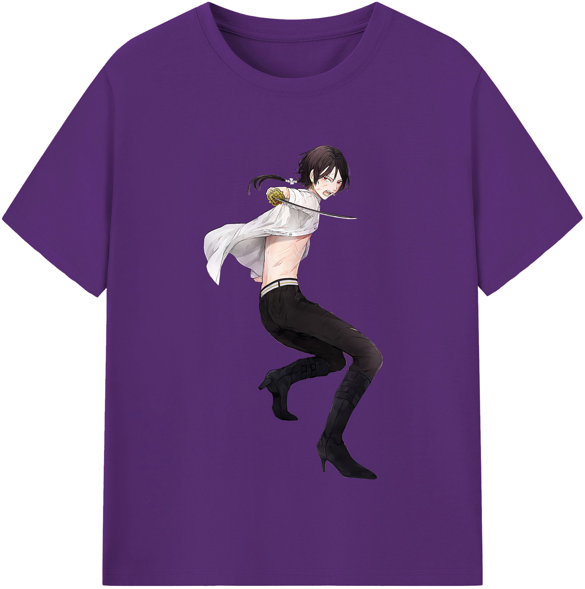 （画像用） 刀剣乱舞 Touken Ranbu 綿100％半袖Tシャツ（フロントプリント）