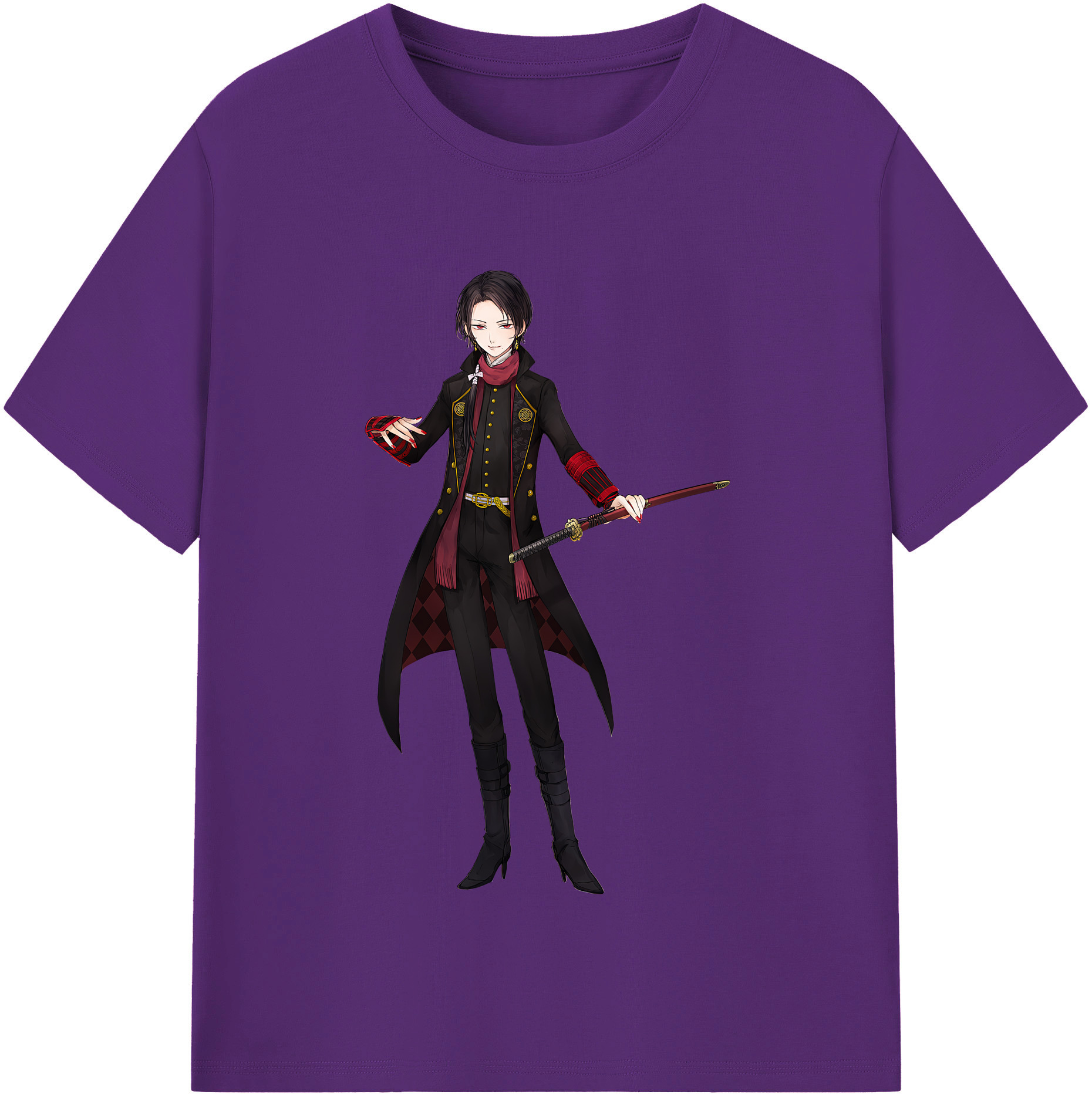 （画像用） 刀剣乱舞 Touken Ranbu 綿100％半袖Tシャツ（フロントプリント）