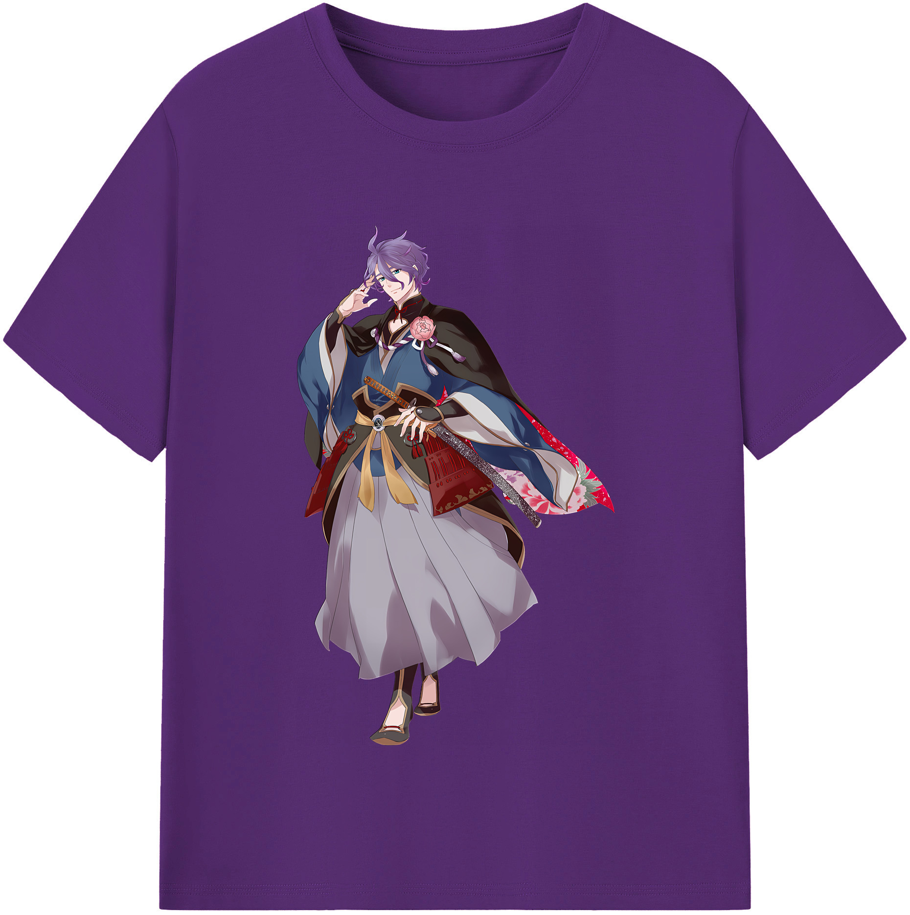 （画像用） 刀剣乱舞 Touken Ranbu 綿100％半袖Tシャツ（フロントプリント）