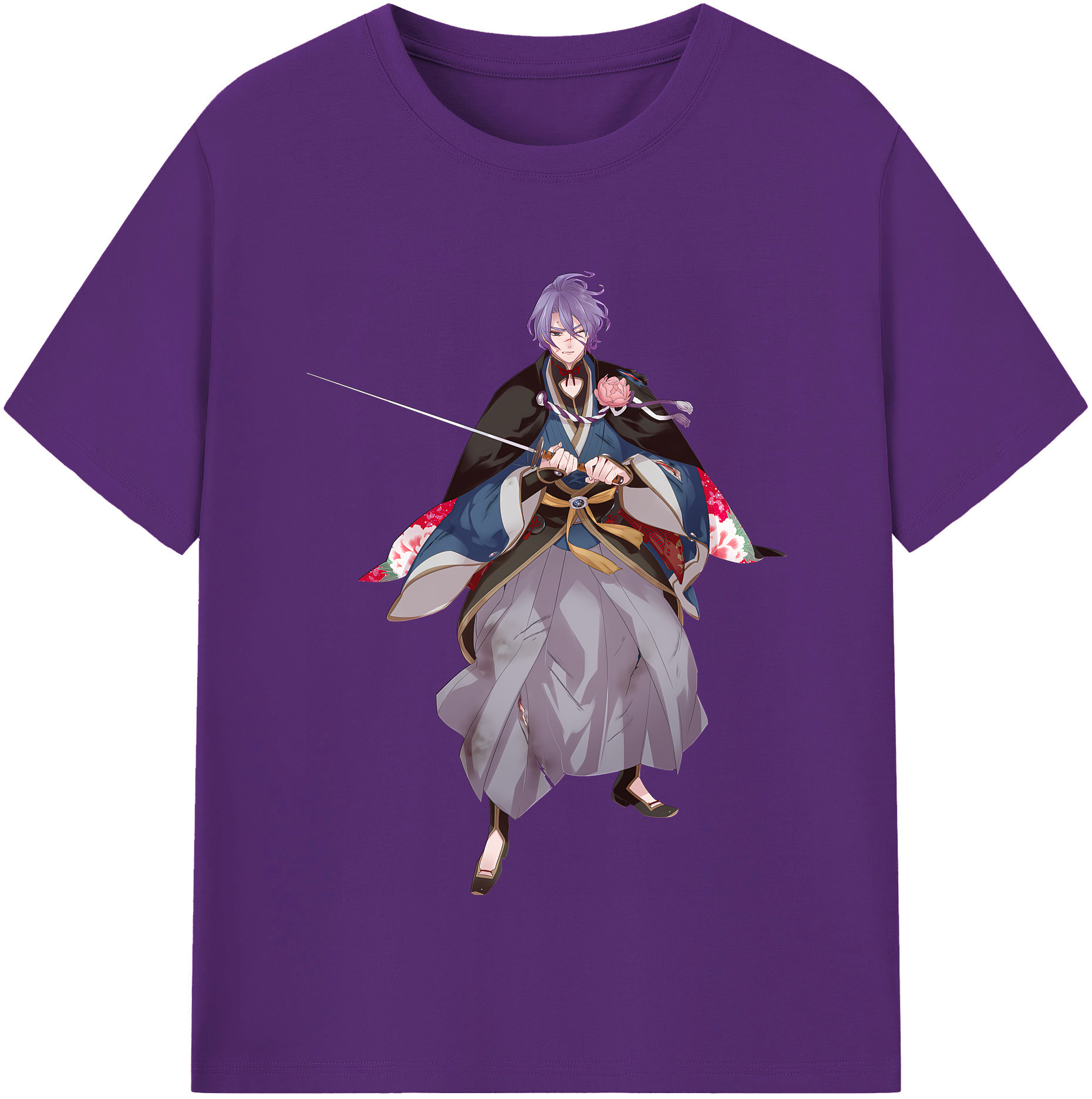 （画像用） 刀剣乱舞 Touken Ranbu 綿100％半袖Tシャツ（フロントプリント）