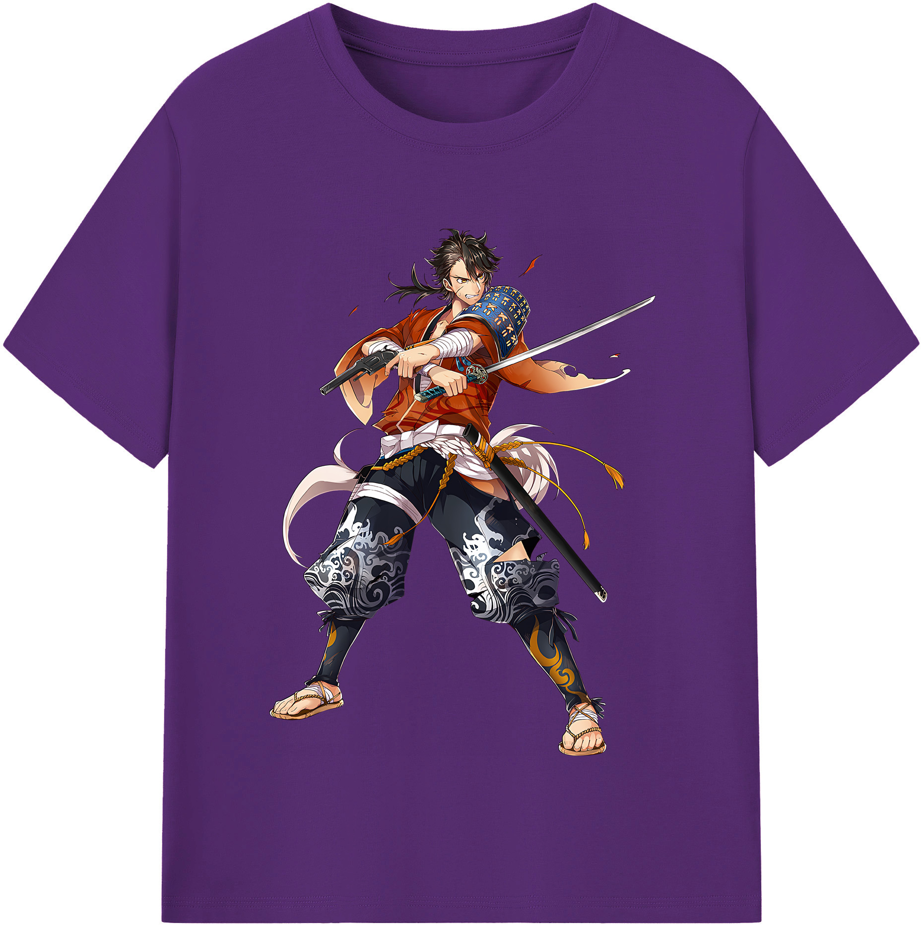 （画像用） 刀剣乱舞 Touken Ranbu 綿100％半袖Tシャツ（フロントプリント）