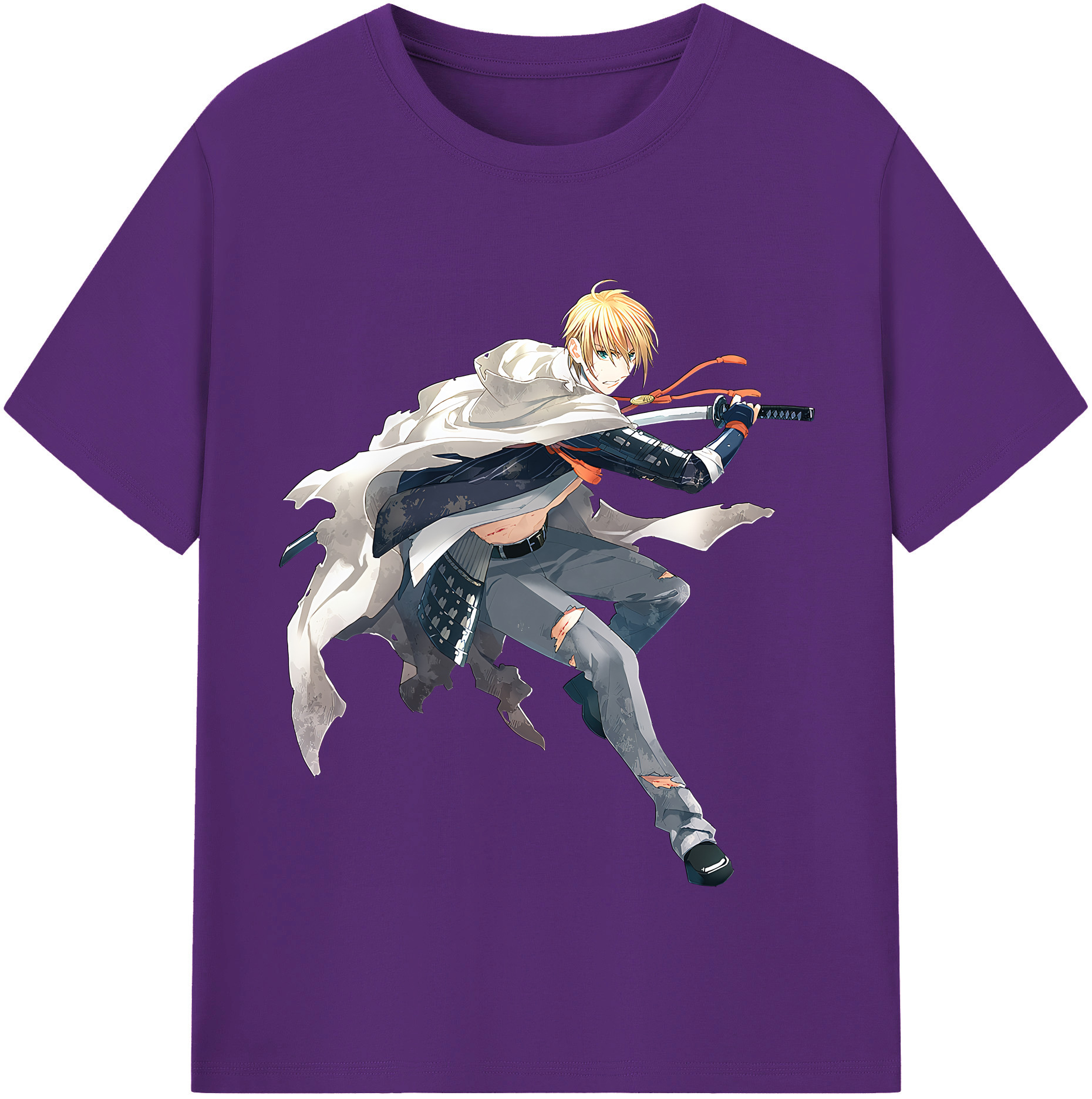 （画像用） 刀剣乱舞 Touken Ranbu 綿100％半袖Tシャツ（フロントプリント）