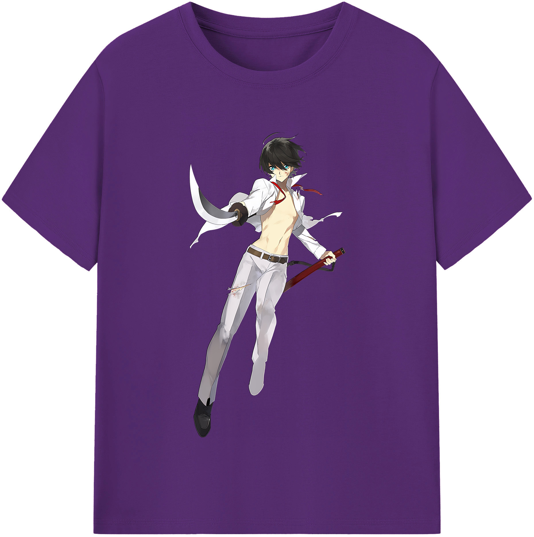 （画像用） 刀剣乱舞 Touken Ranbu 綿100％半袖Tシャツ（フロントプリント）
