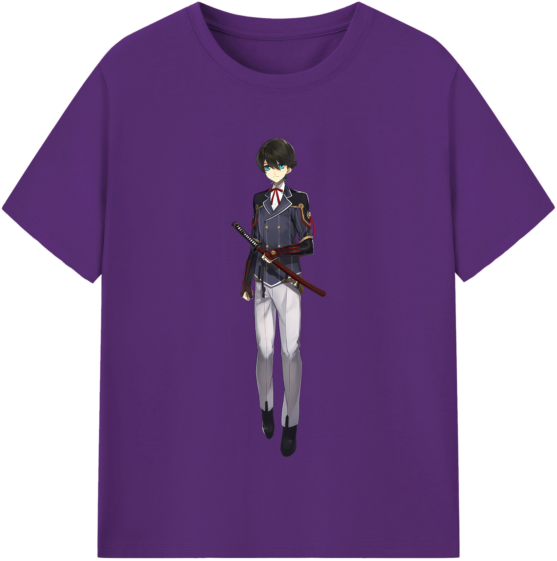 （画像用） 刀剣乱舞 Touken Ranbu 綿100％半袖Tシャツ（フロントプリント）