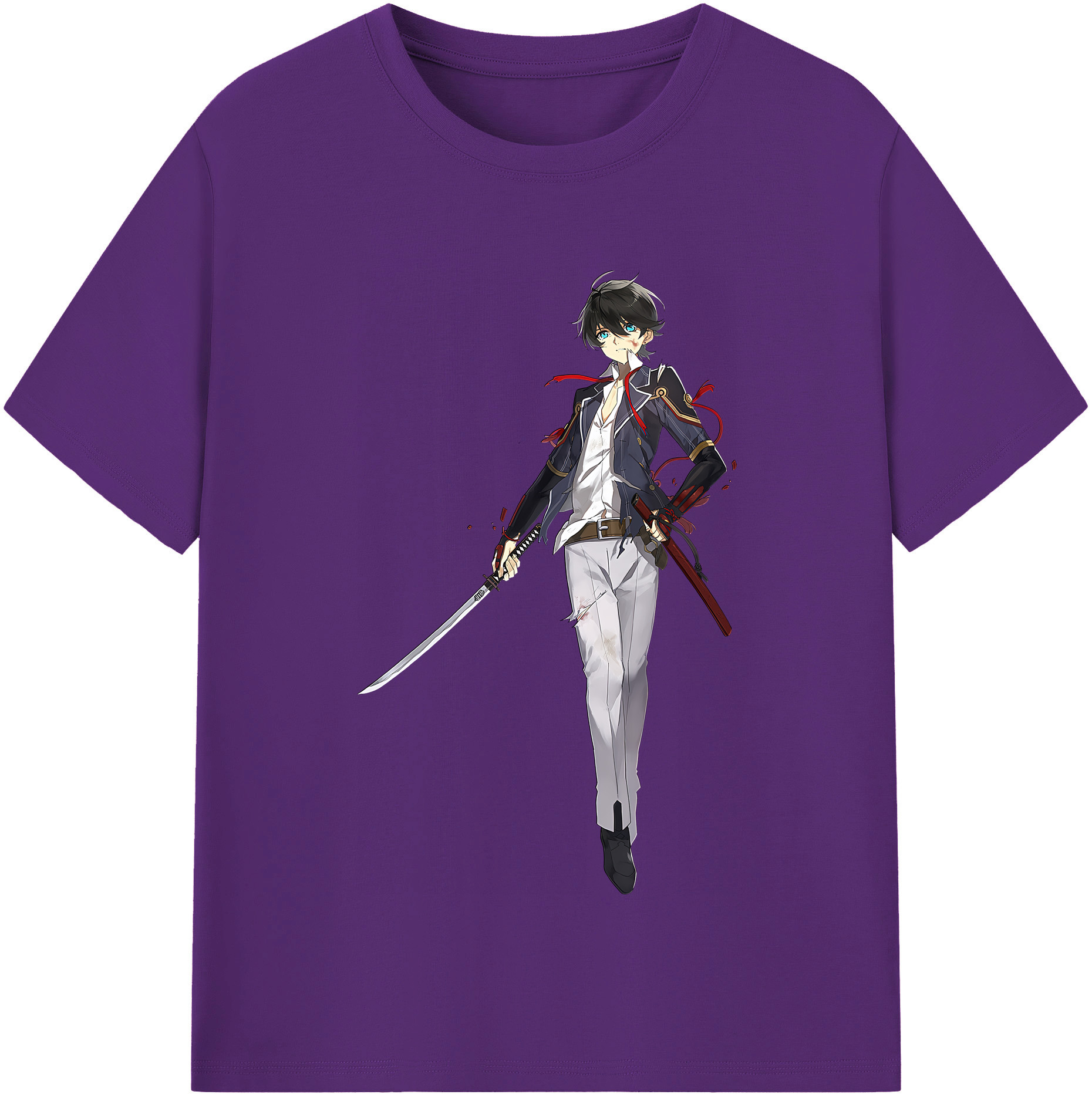 （画像用） 刀剣乱舞 Touken Ranbu 綿100％半袖Tシャツ（フロントプリント）