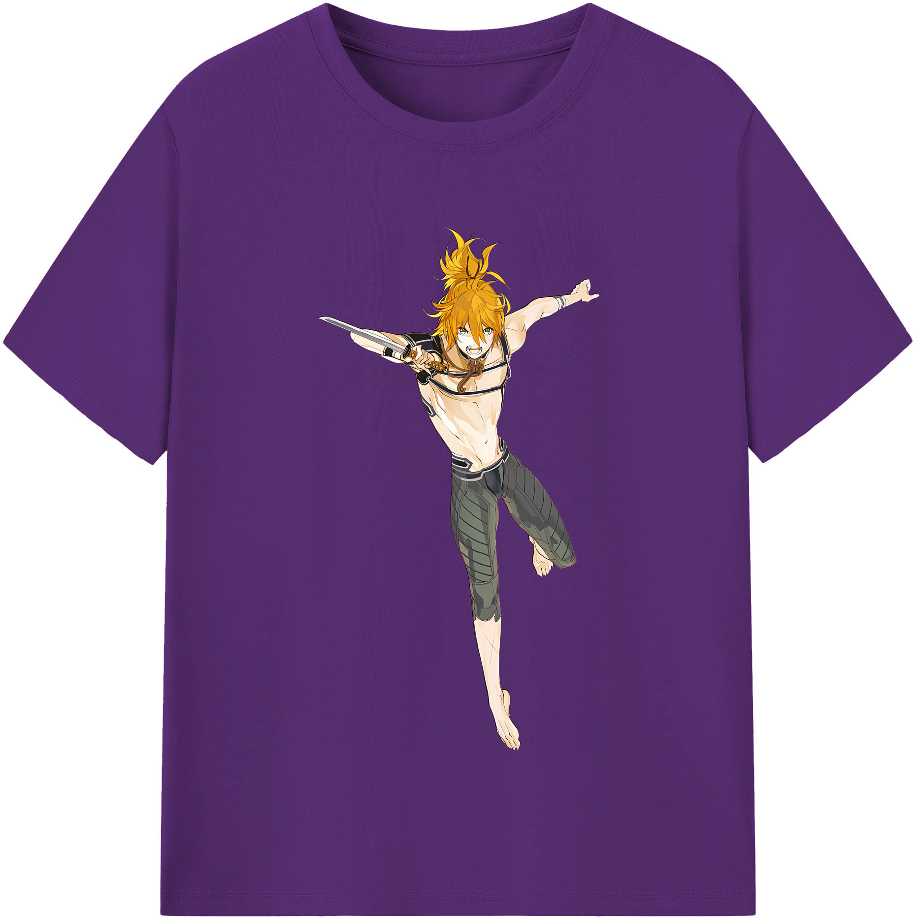 （画像用） 刀剣乱舞 Touken Ranbu 綿100％半袖Tシャツ（フロントプリント）
