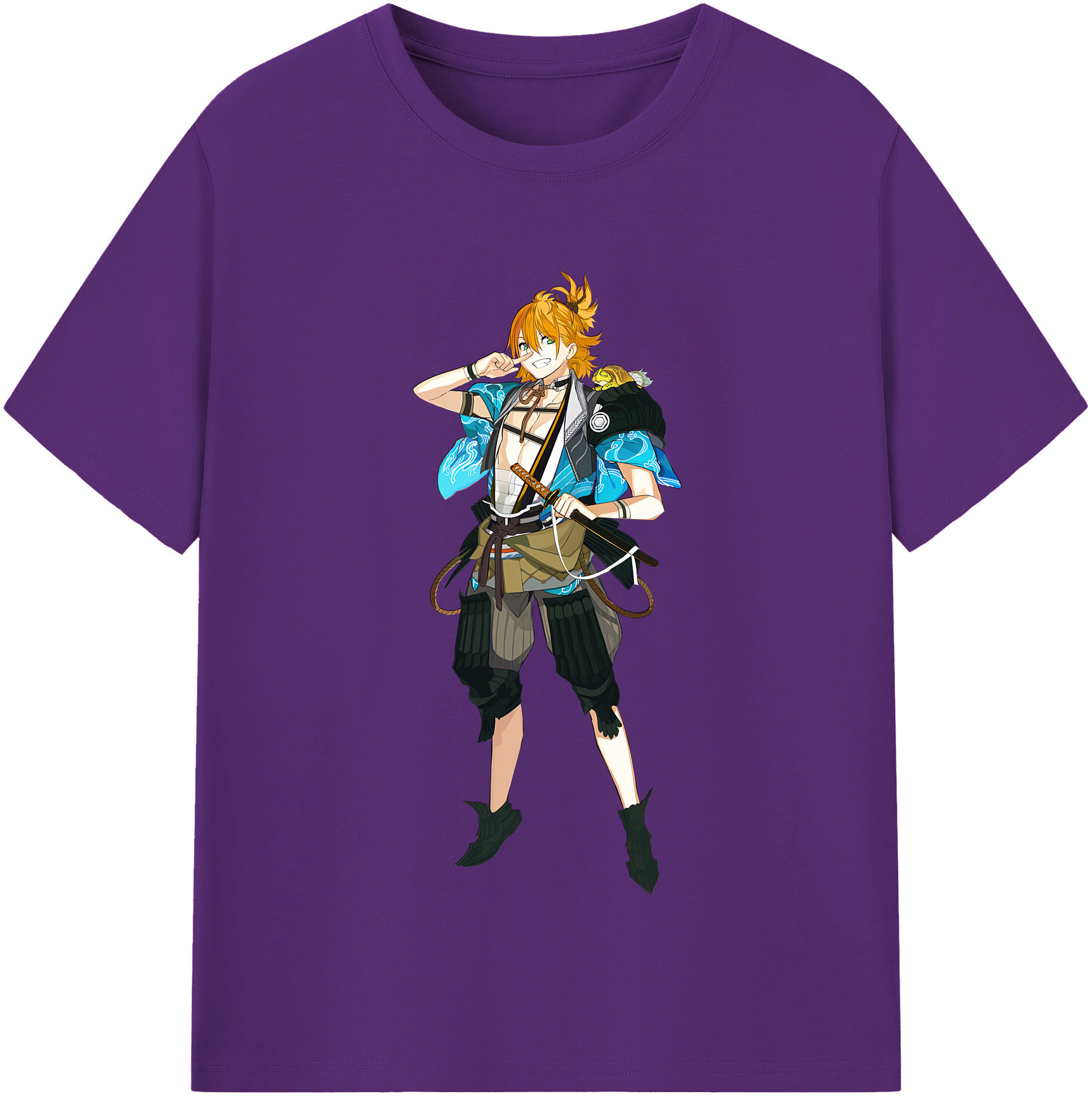 （画像用） 刀剣乱舞 Touken Ranbu 綿100％半袖Tシャツ（フロントプリント）