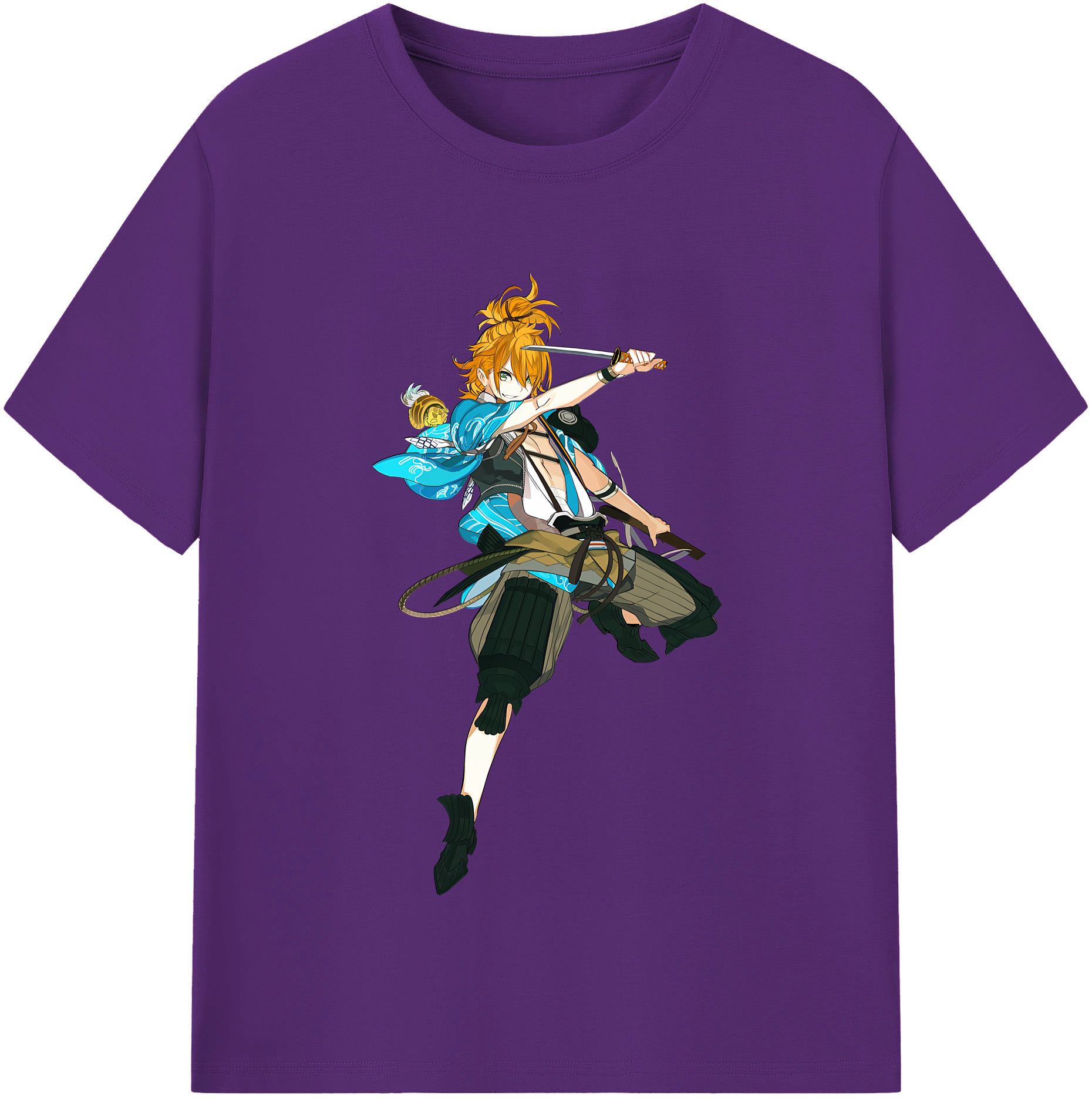 （画像用） 刀剣乱舞 Touken Ranbu 綿100％半袖Tシャツ（フロントプリント）