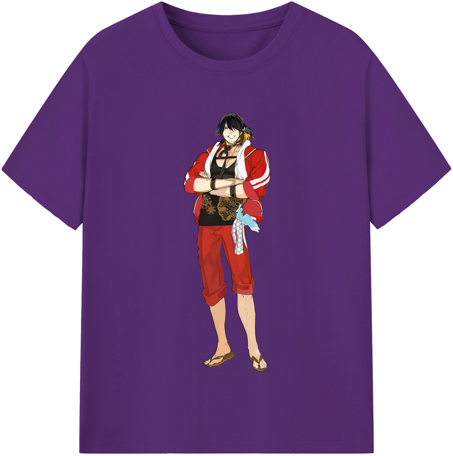 （画像用） 刀剣乱舞 Touken Ranbu 綿100％半袖Tシャツ（フロントプリント）