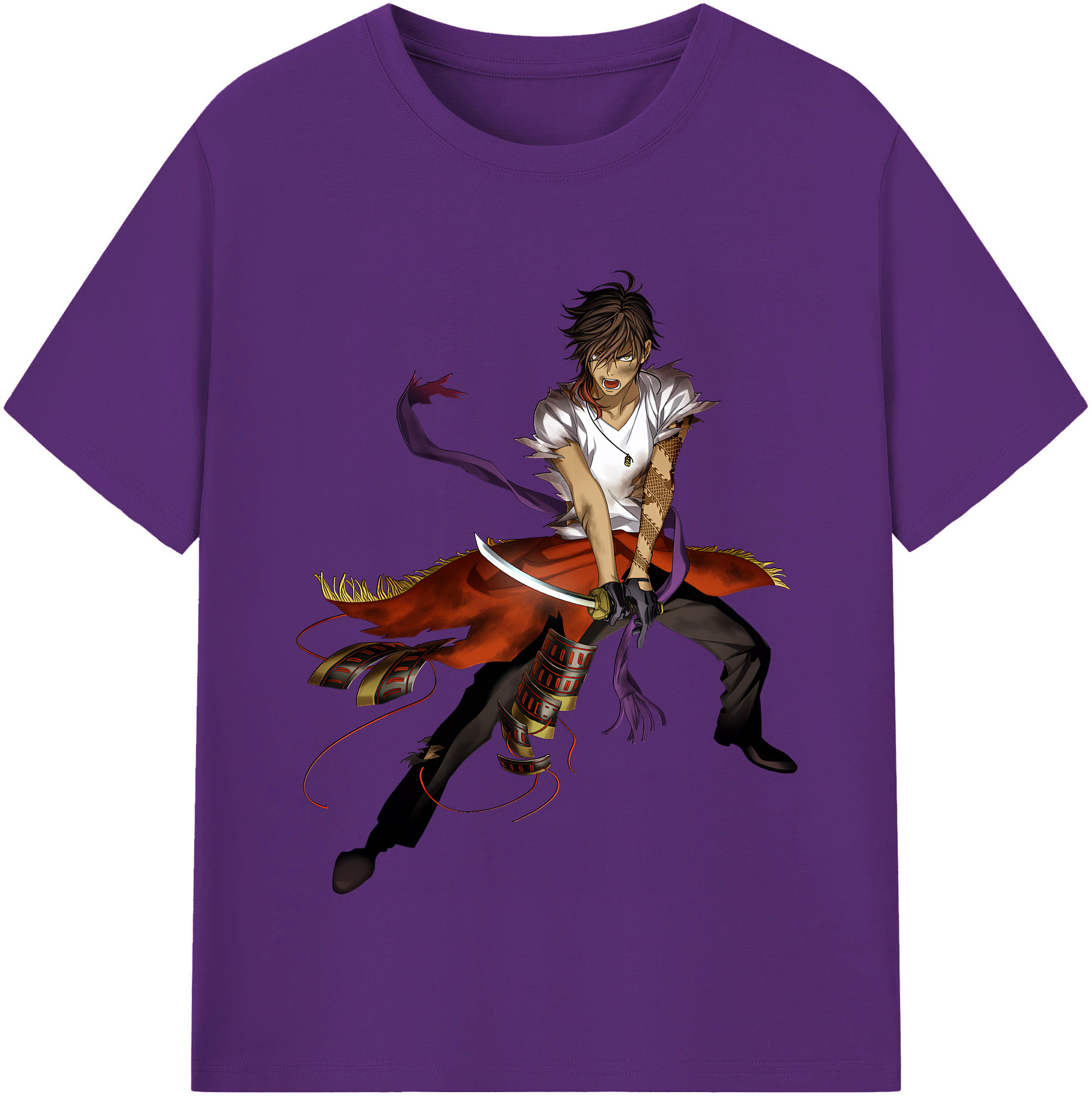 （画像用） 刀剣乱舞 Touken Ranbu 綿100％半袖Tシャツ（フロントプリント）