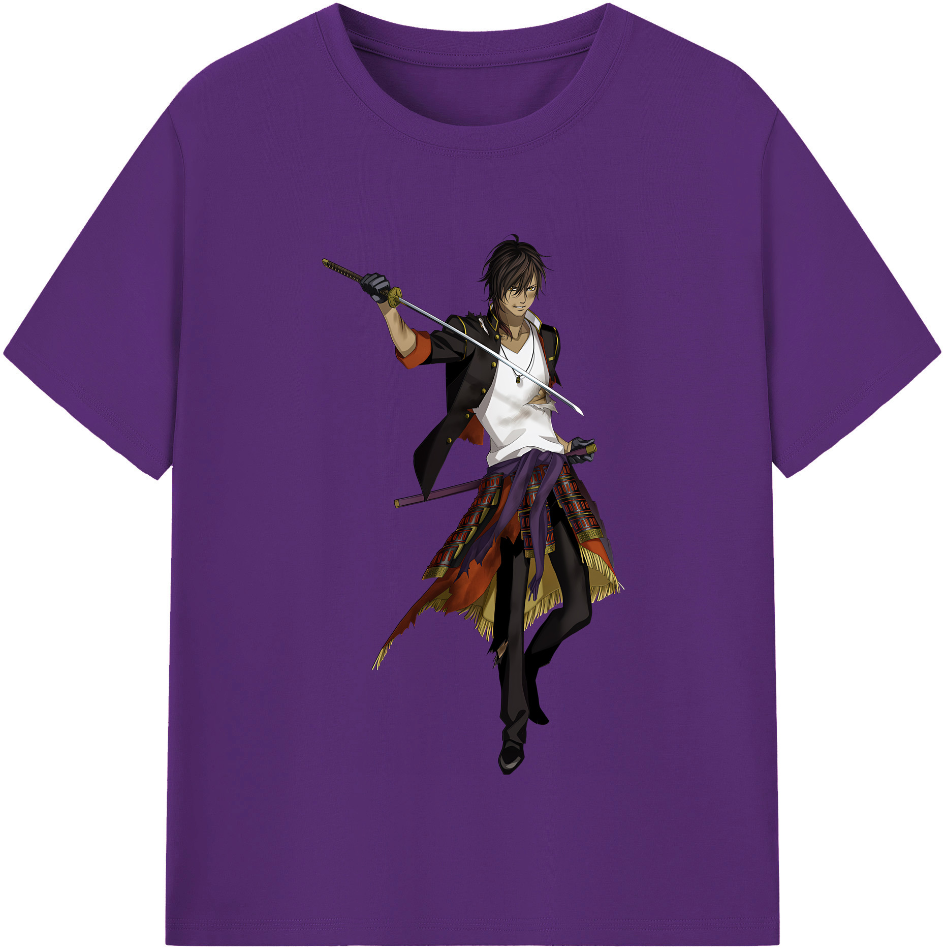 （画像用） 刀剣乱舞 Touken Ranbu 綿100％半袖Tシャツ（フロントプリント）