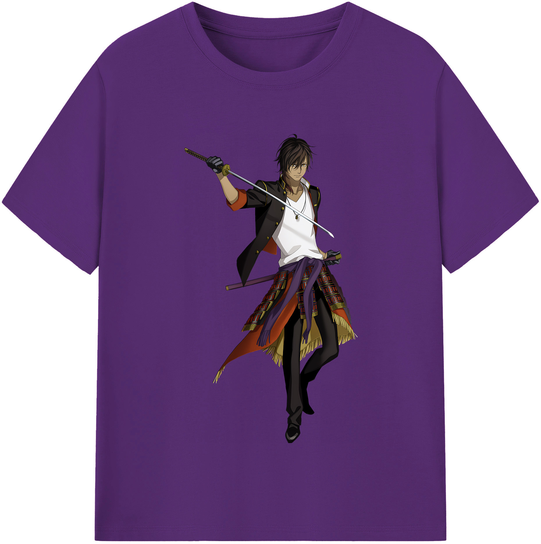 （画像用） 刀剣乱舞 Touken Ranbu 綿100％半袖Tシャツ（フロントプリント）