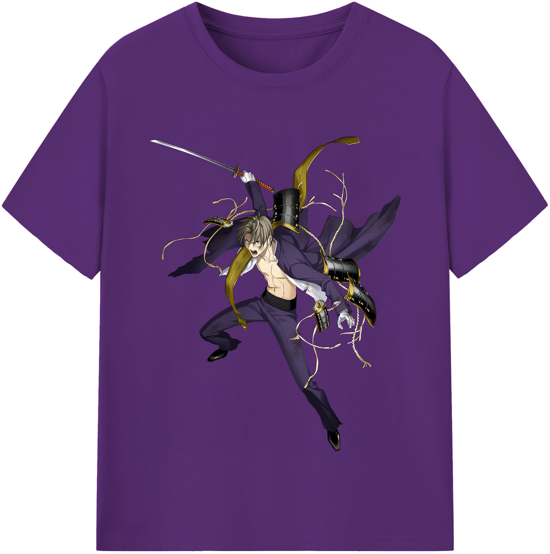 （画像用） 刀剣乱舞 Touken Ranbu 綿100％半袖Tシャツ（フロントプリント）