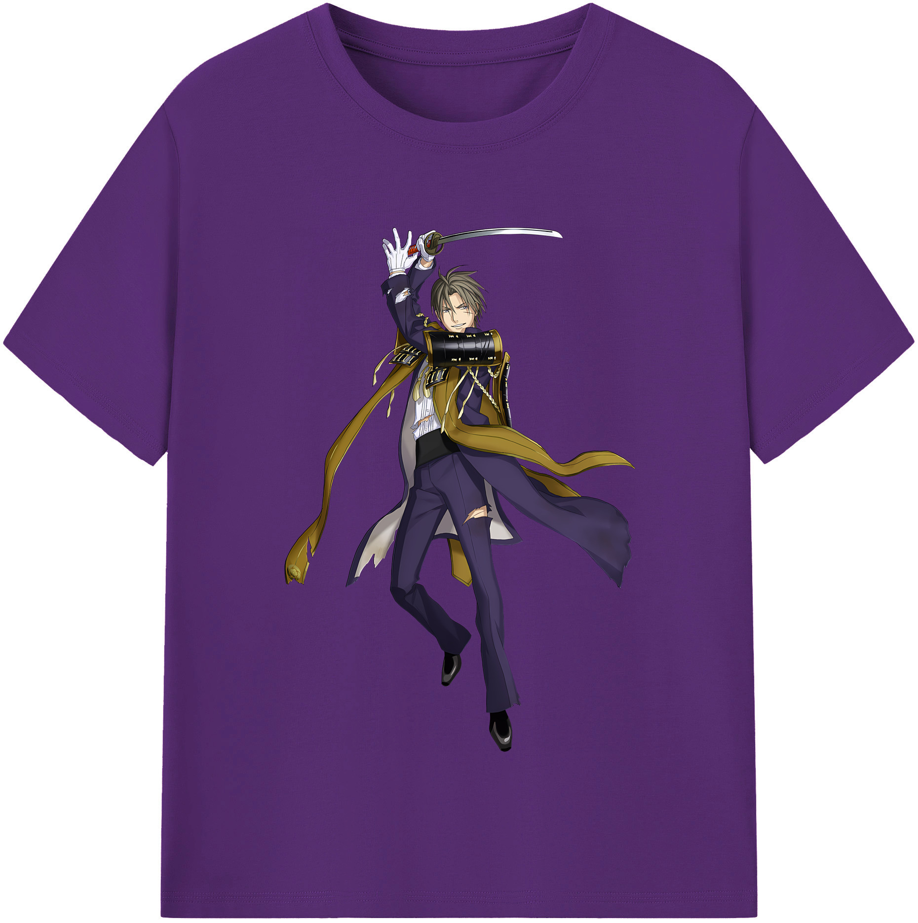 （画像用） 刀剣乱舞 Touken Ranbu 綿100％半袖Tシャツ（フロントプリント）